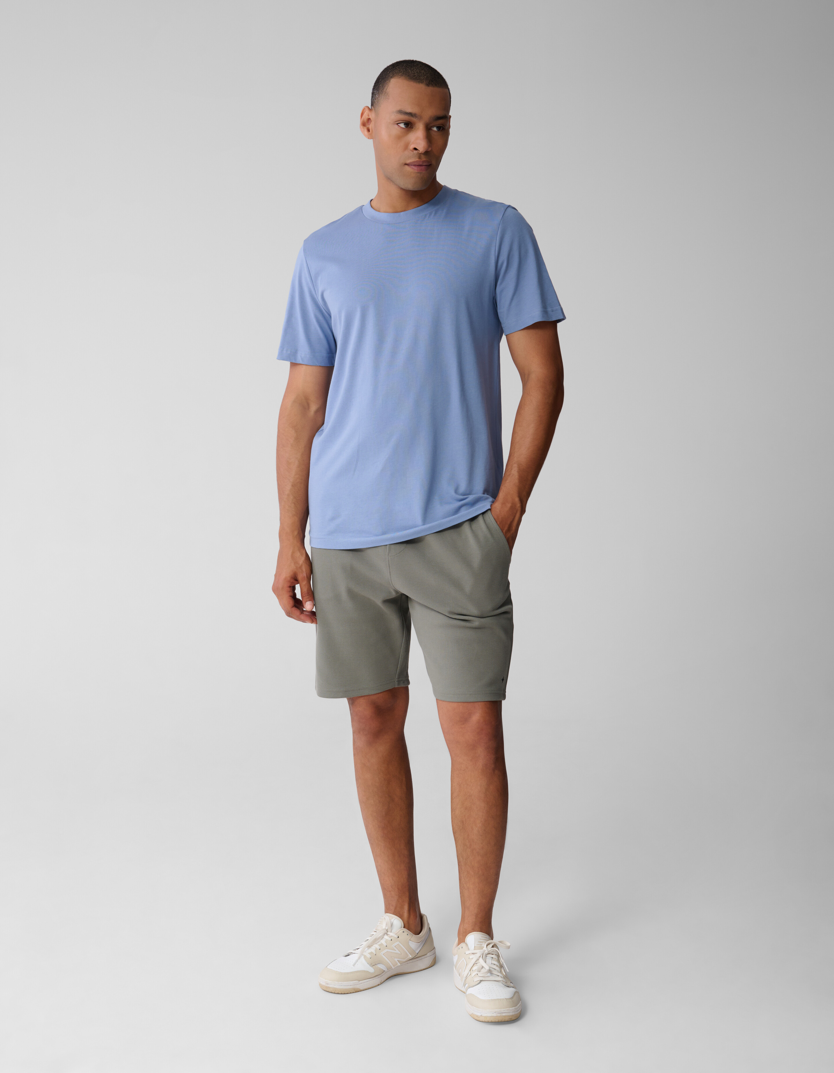 Text Artwork T-shirt Hellblau SHOEBY MEN