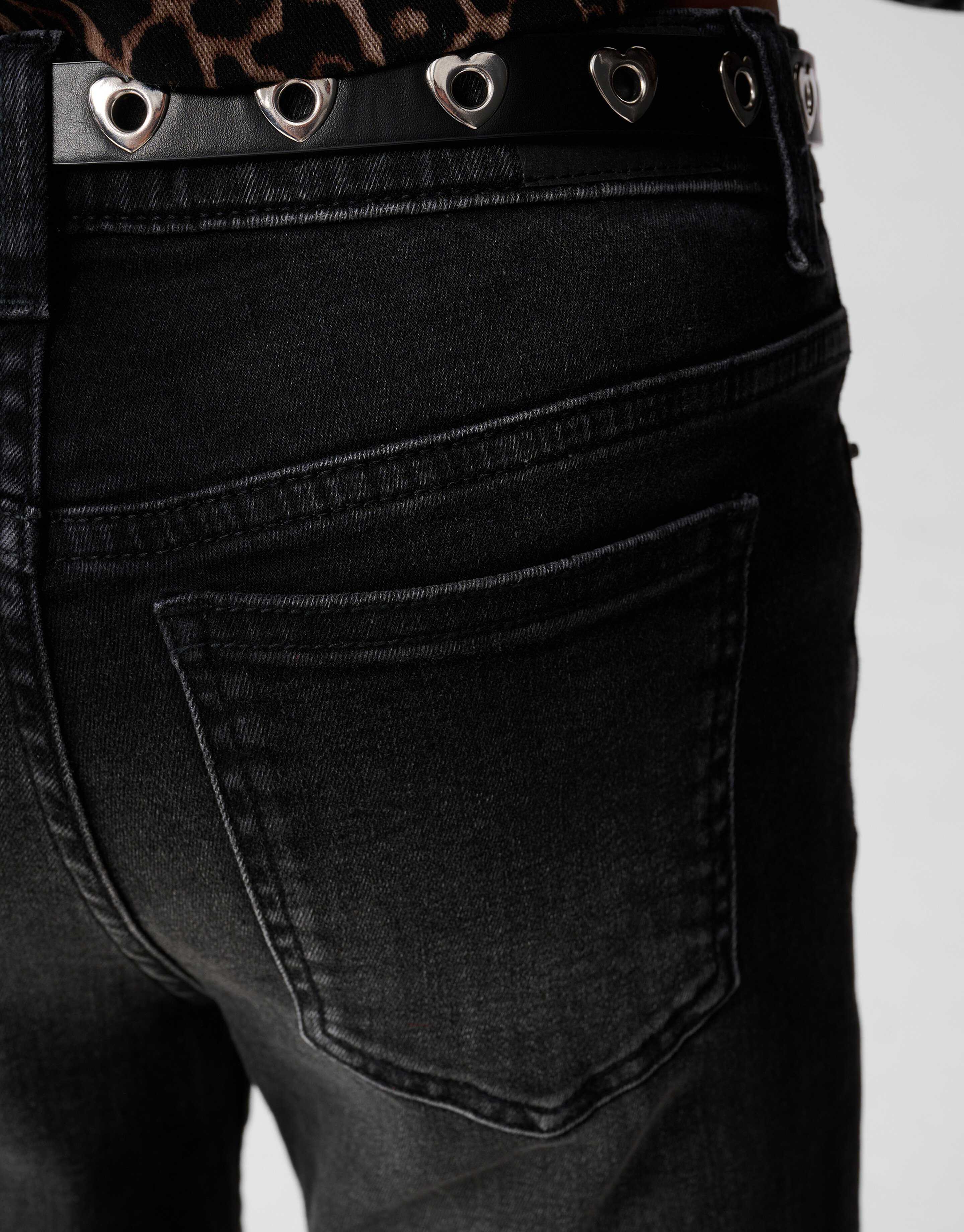 Flared Fit Jeans Schwarz SHOEBY GIRLS