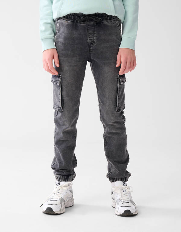 Cargo-Jogging-Hose Dunkelgrau SHOEBY BOYS