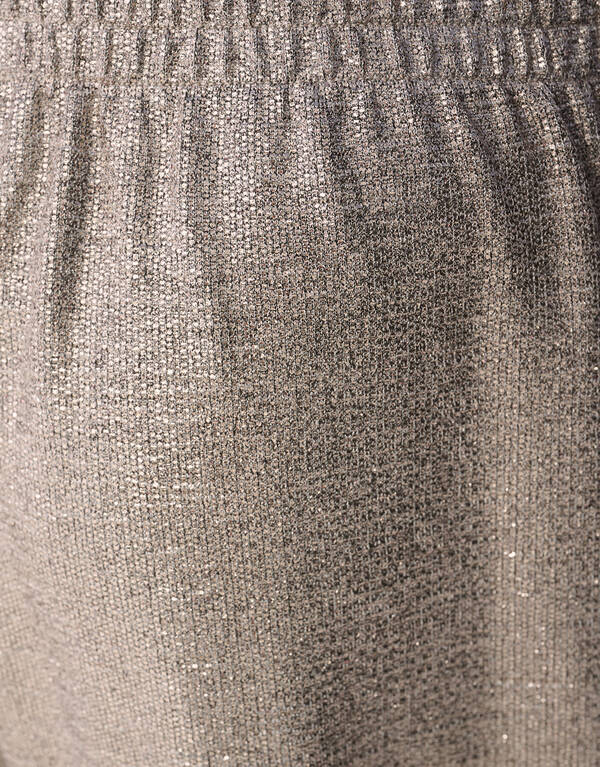 Metallische Hose mit weitem Bein Silber SHOEBY GIRLS