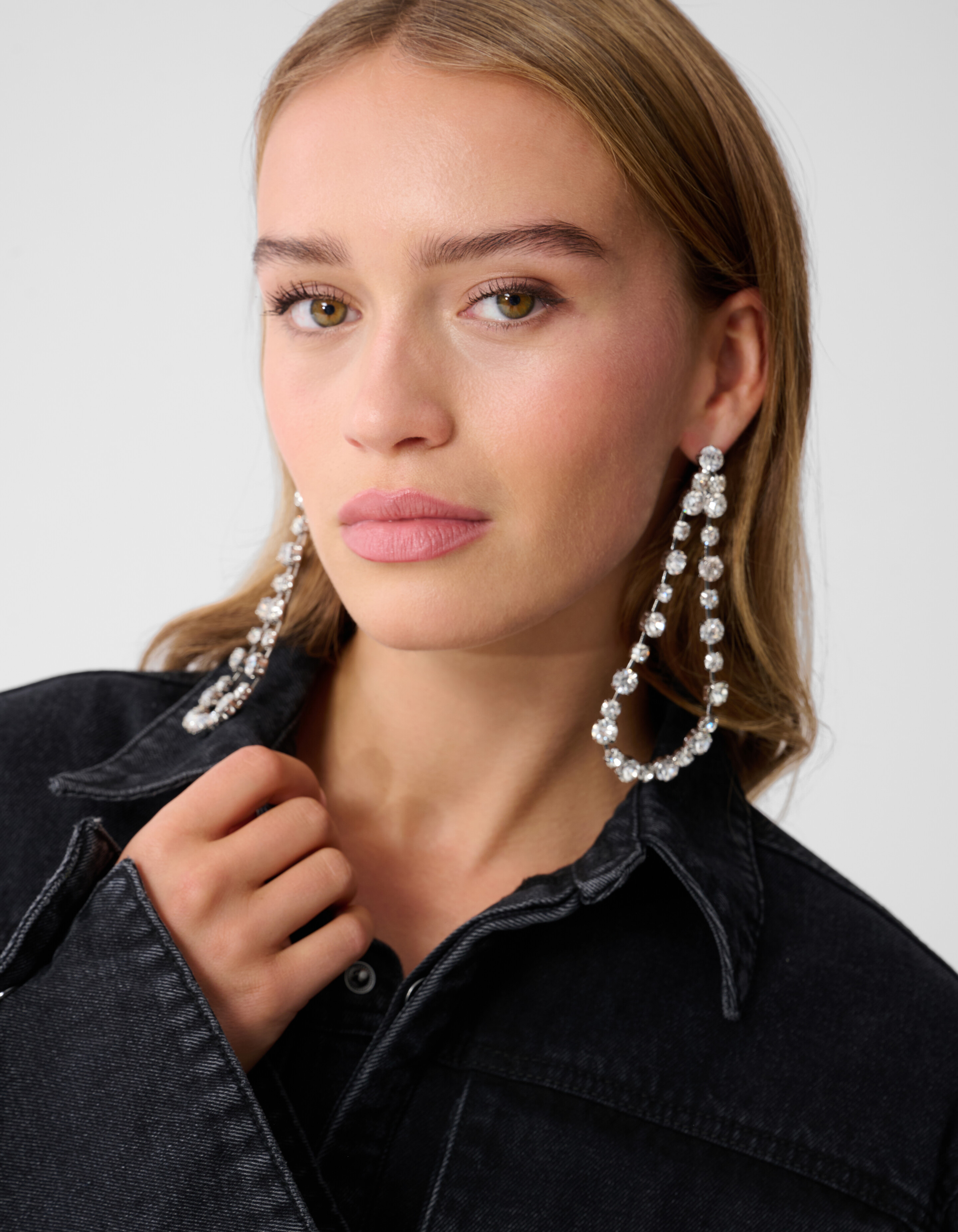 Übergroßer Denim-Jumpsuit Schwarz von Monica SHOEBY WOMEN