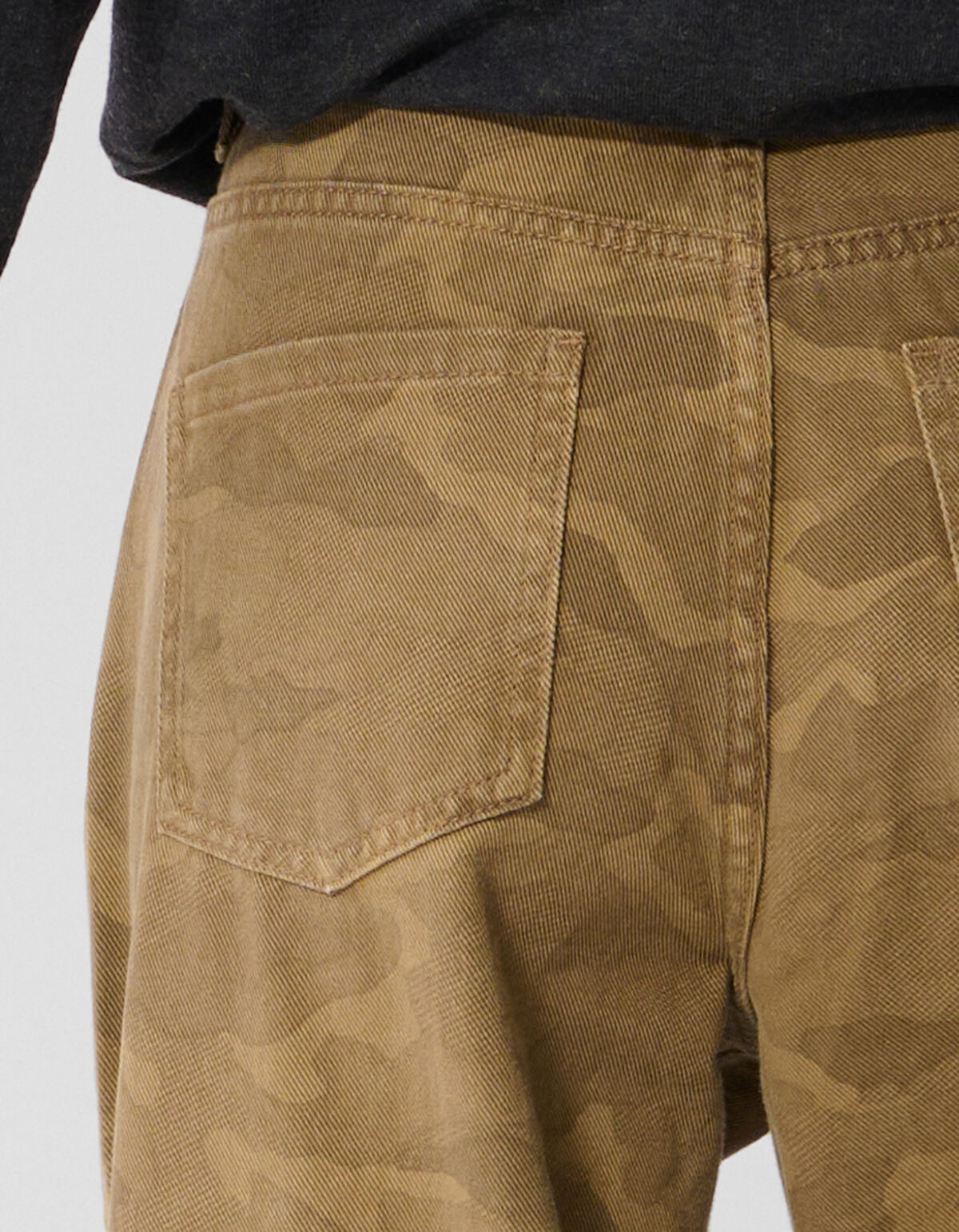 Camo Baggy Fit Jeans Braun SHOEBY WOMEN