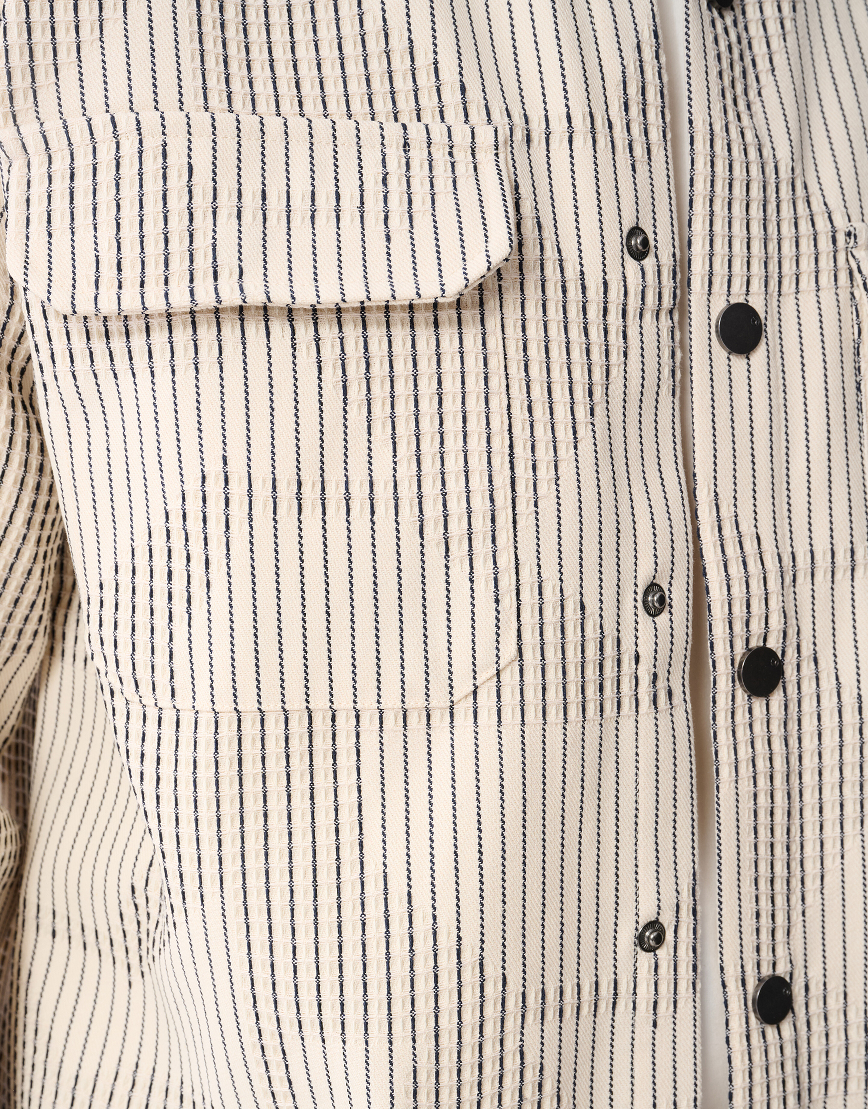 Waffle Camo Overshirt Gebrochen Wei&szlig; SHOEBY MEN