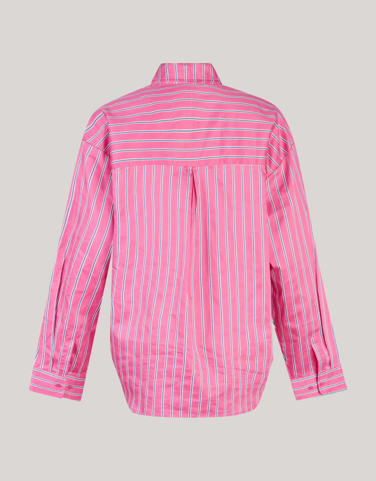 Bluse mit Nadelstreifen und Nieten Rosa SHOEBY WOMEN