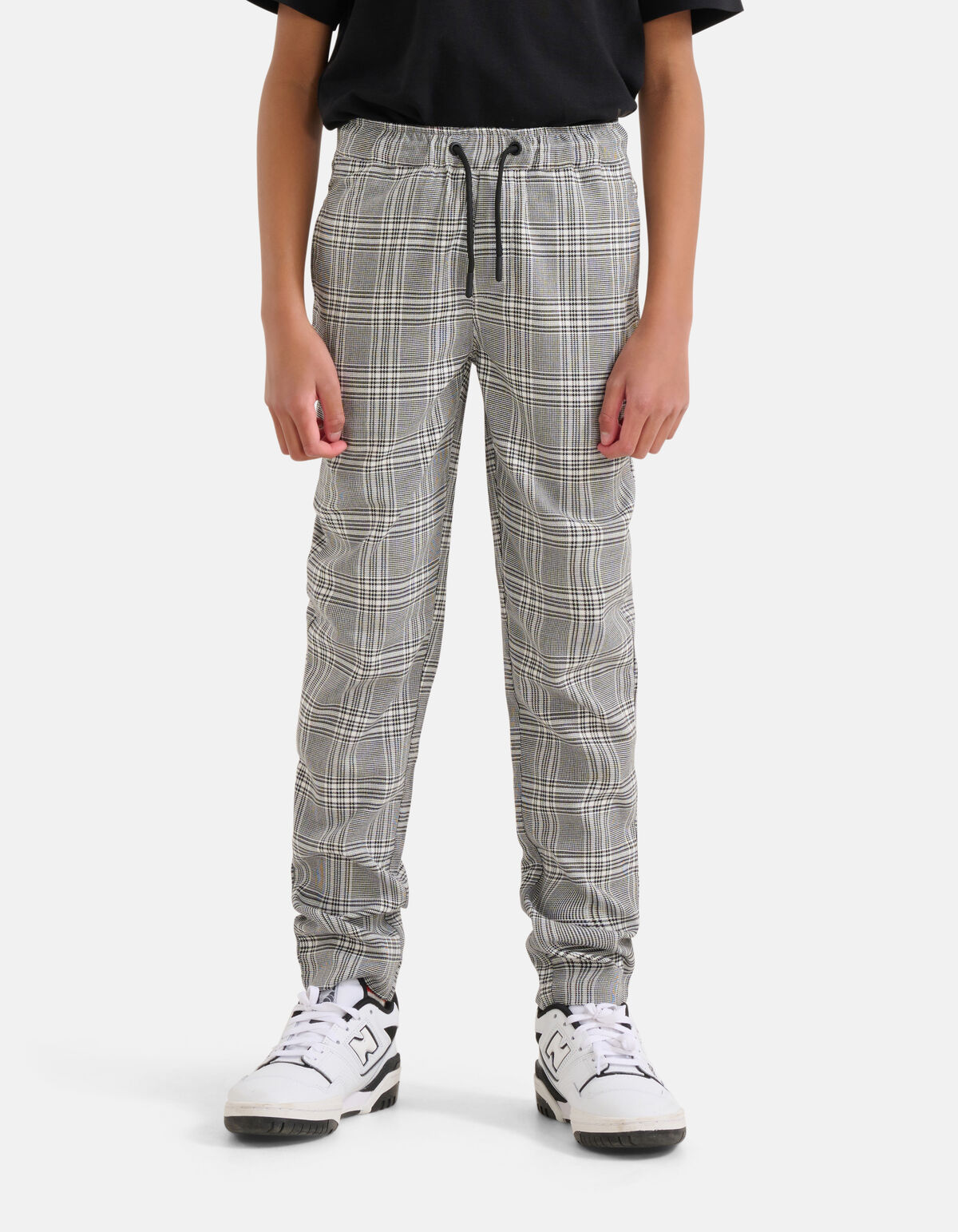 Karo-Hose Grau SHOEBY BOYS