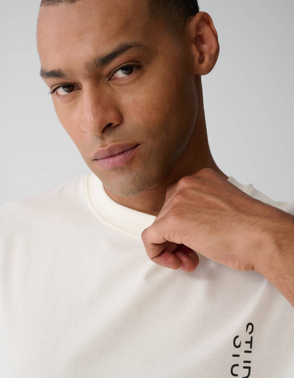 Text Artwork T-shirt Off White SHOEBY MEN