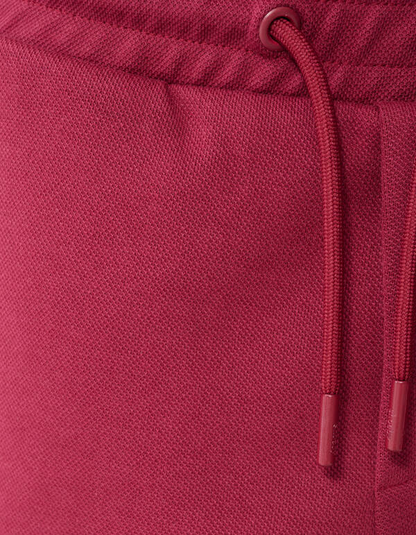 Cargo-Piqu&eacute;-Shorts Dunkelrot SHOEBY BOYS