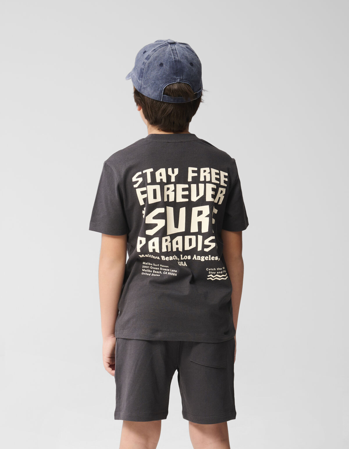 Beach Short Dunkelgrau SHOEBY BOYS
