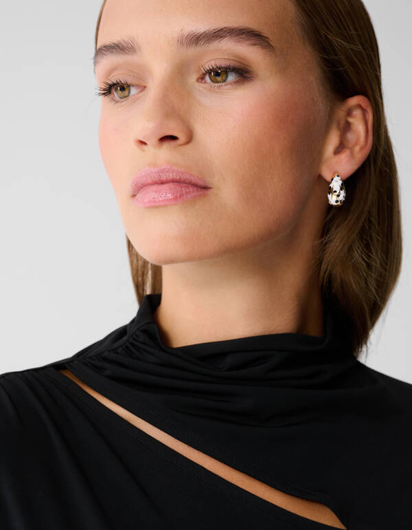 Ausgeschnittenes Top Schwarz SHOEBY WOMEN