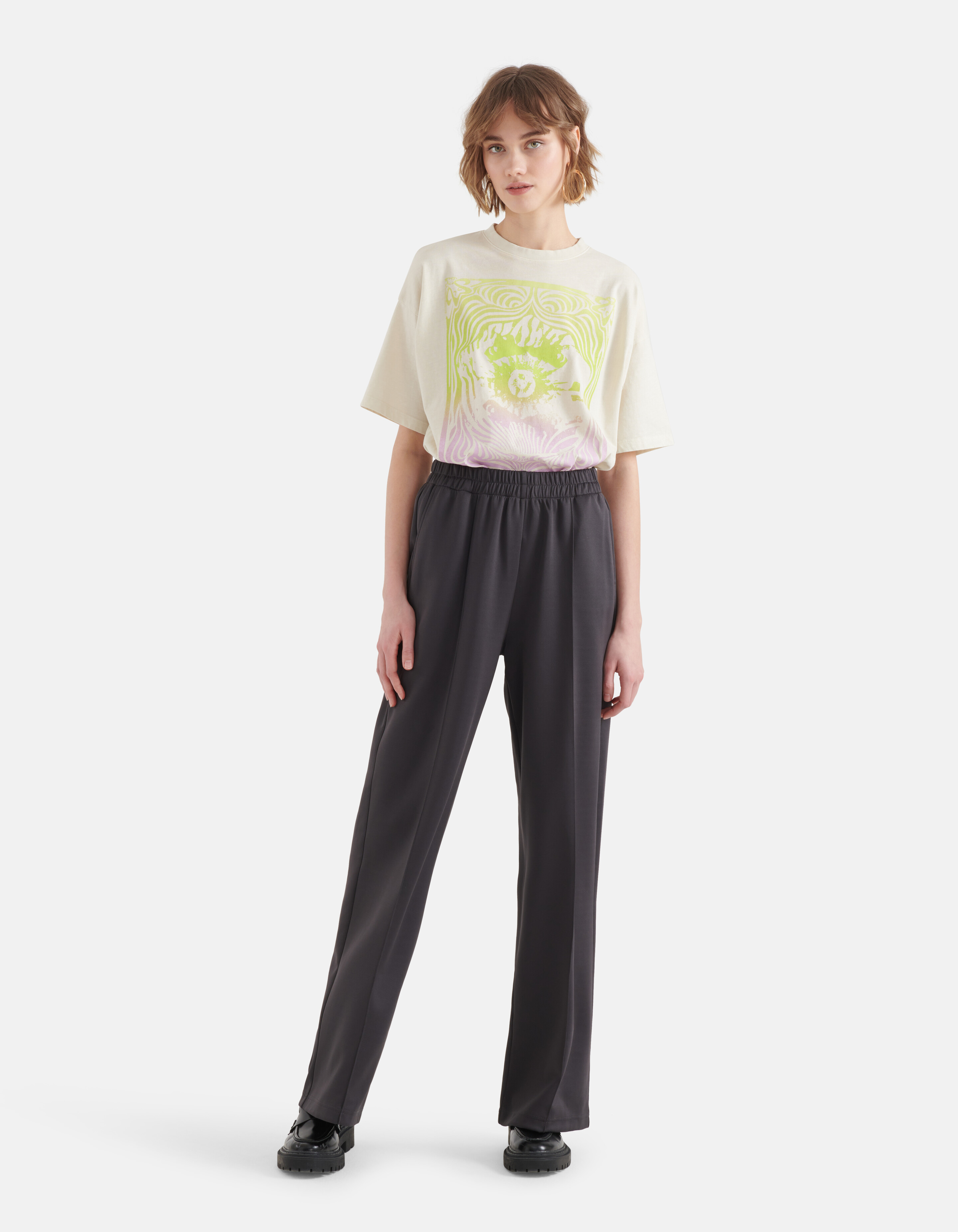 Basic Jogger-Hose Dunkelgrau SHOEBY WOMEN