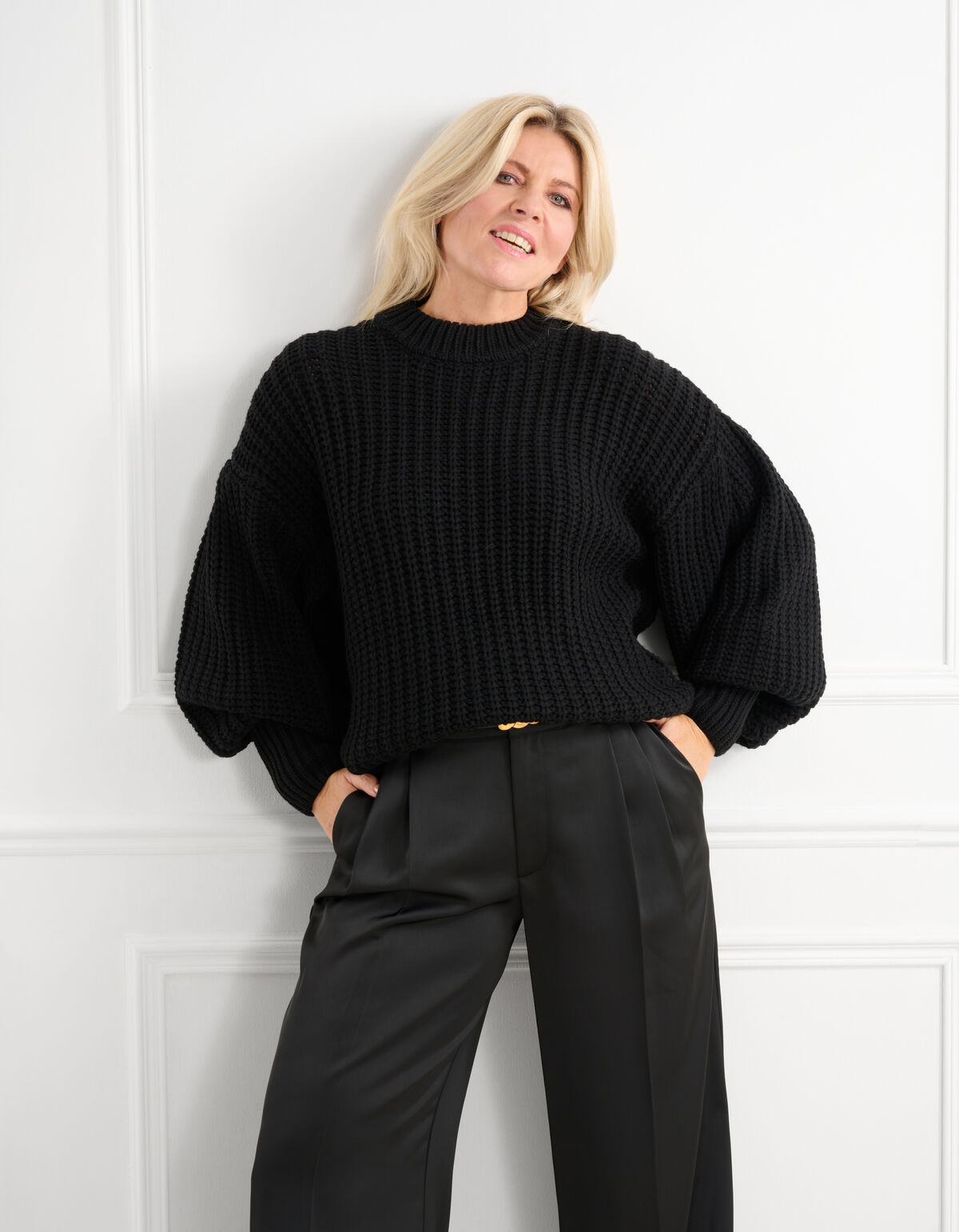 Strickpullover Schwarz SHOEBY WOMEN