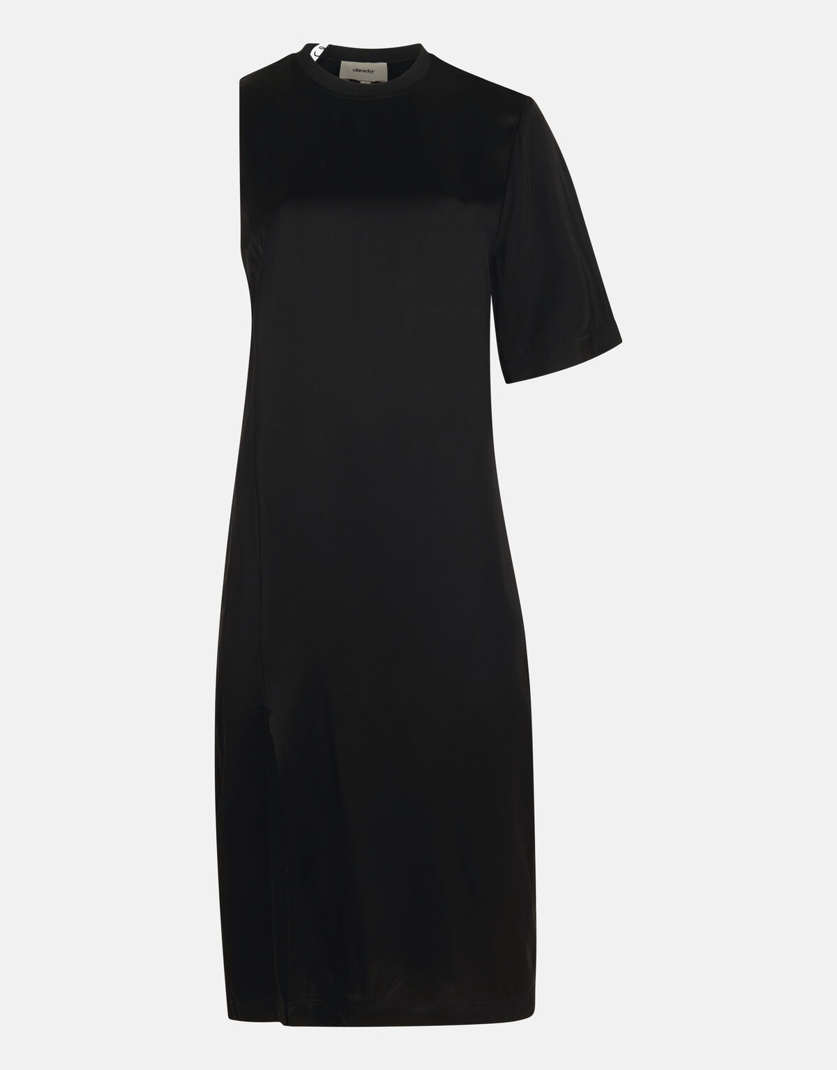 Satin T-Shirt Kleid Schwarz SHOEBY WOMEN