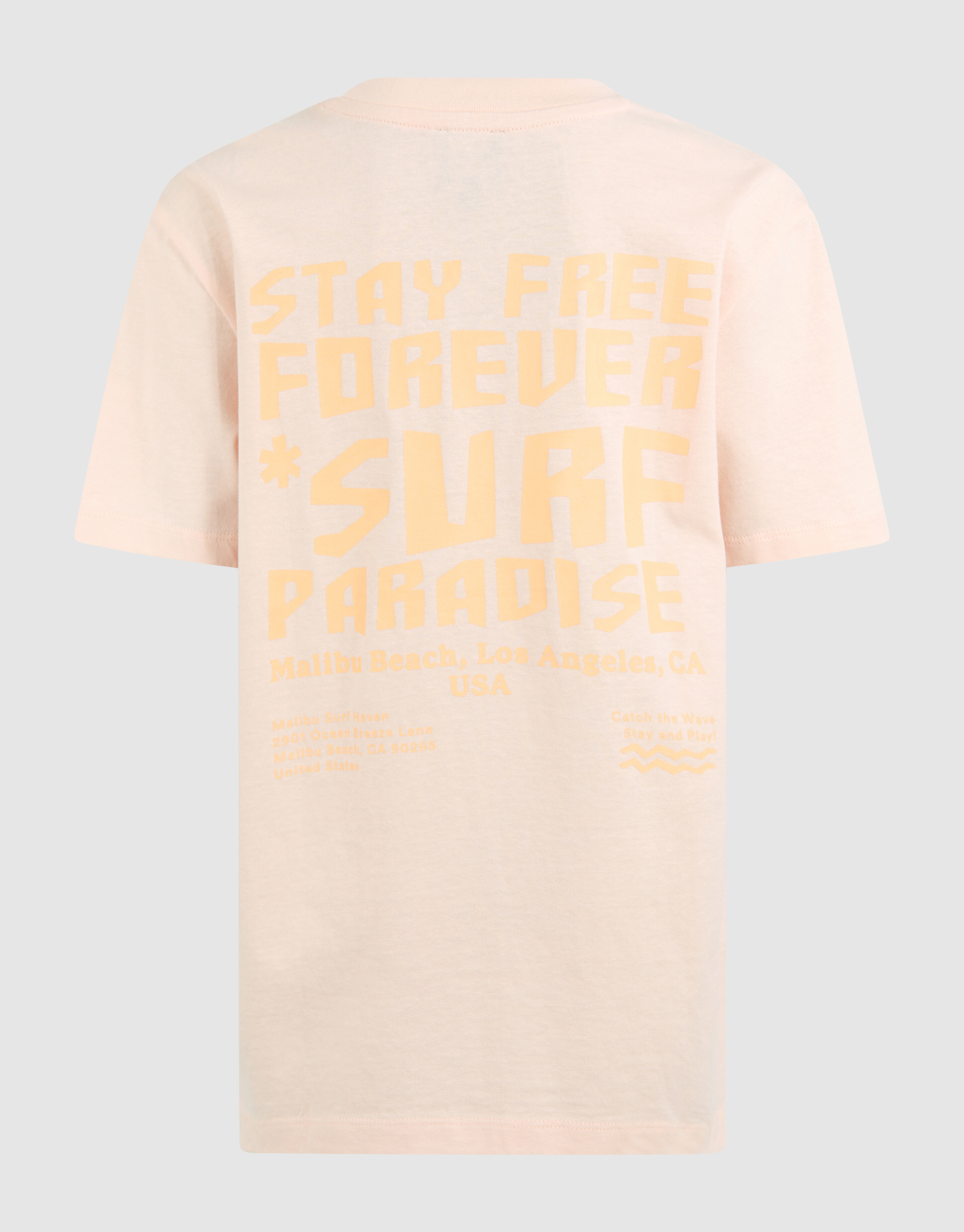 Paradies Kunstwerk T-shirt Hell Orange SHOEBY BOYS
