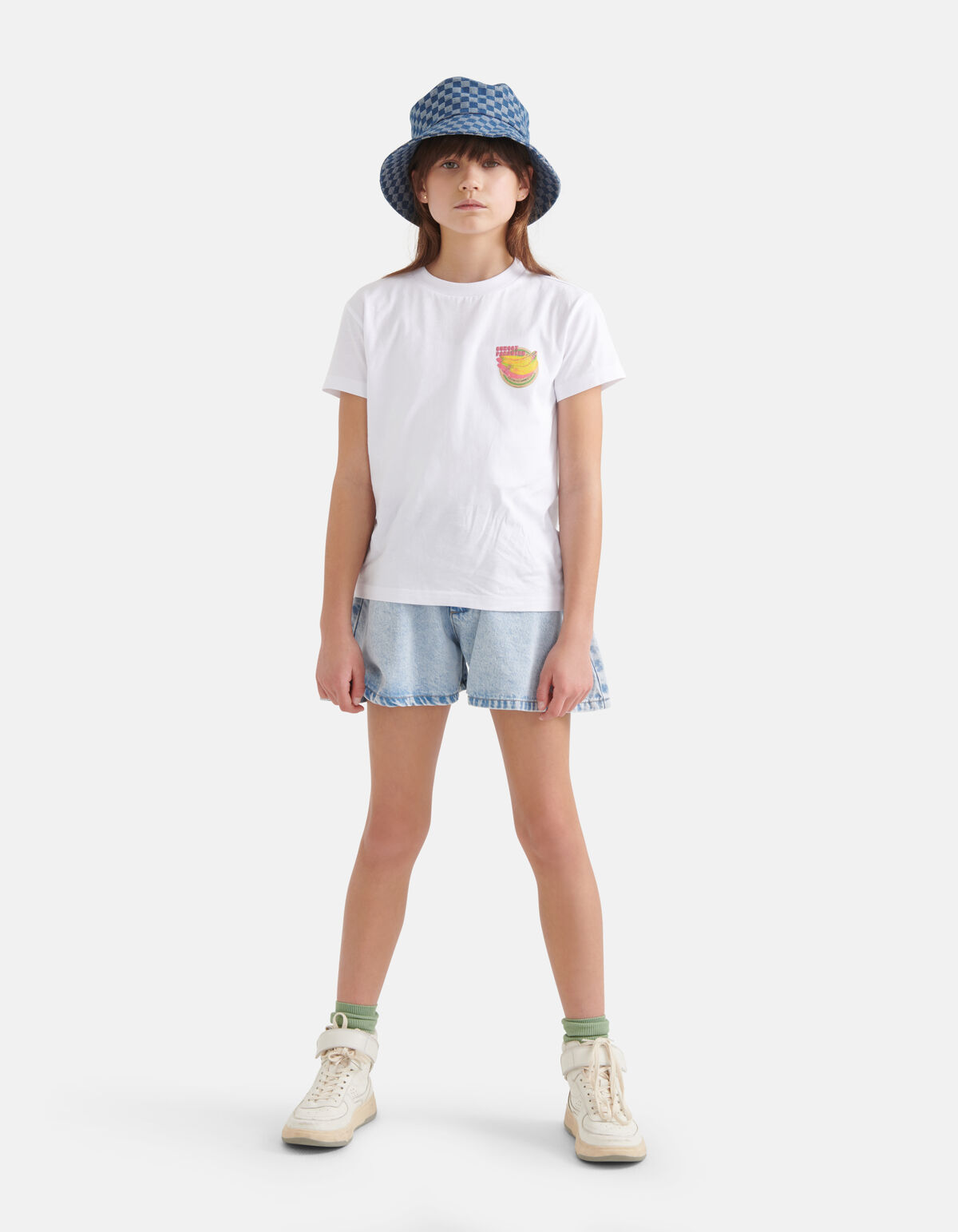 Glitter Artwork T-shirt Weiß SHOEBY GIRLS