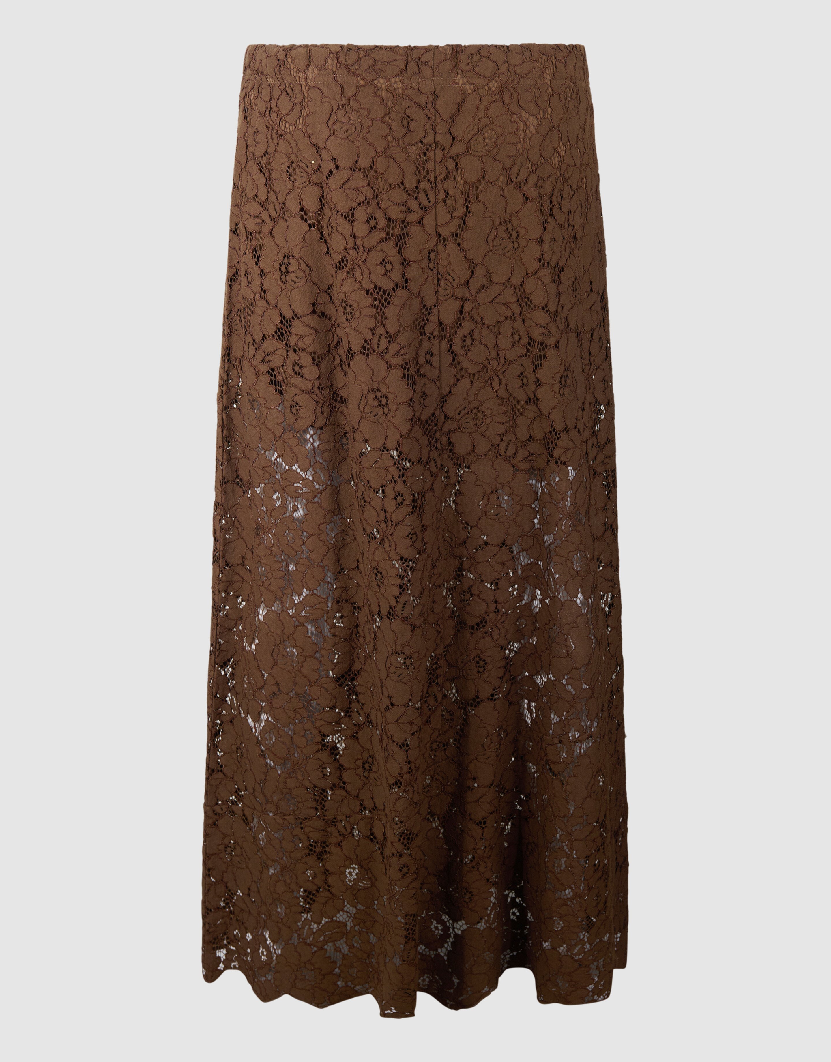 Kanten Maxi Rock Braun SHOEBY WOMEN