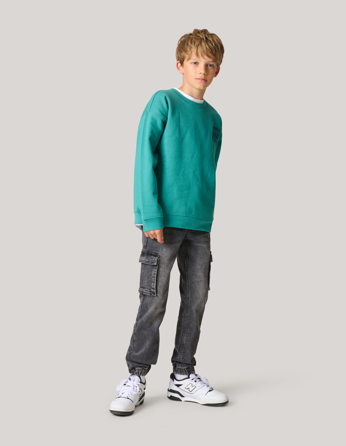 Artwork Pullover Grün SHOEBY BOYS