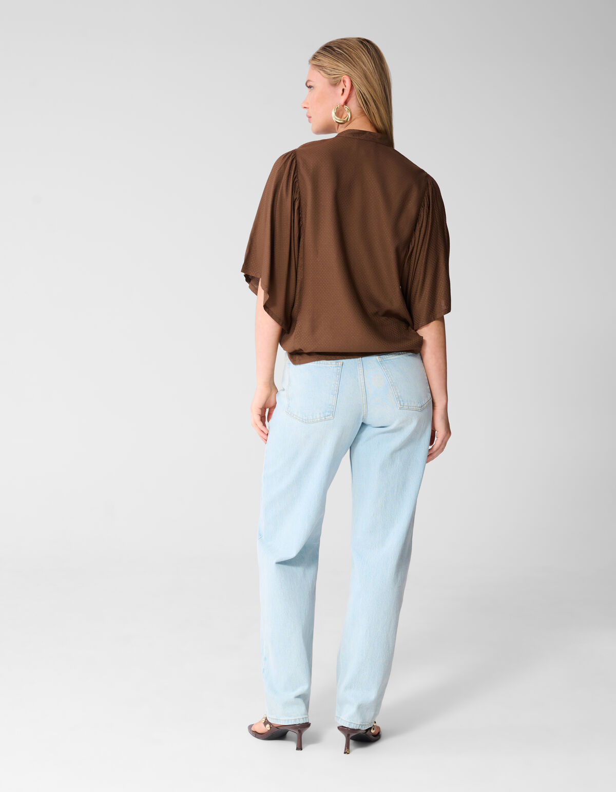 Flie&szlig;endes Top Braun SHOEBY WOMEN