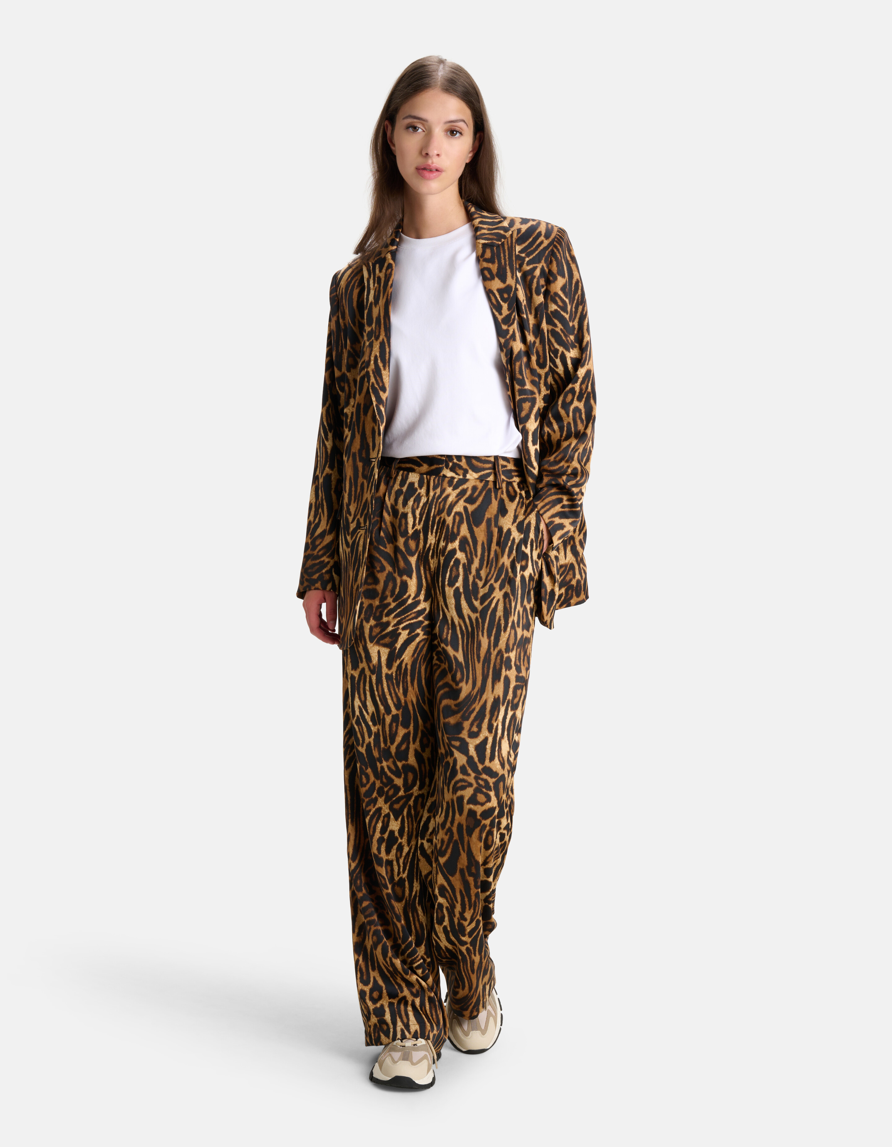 Leopard-Satin-Hose SHOEBY WOMEN