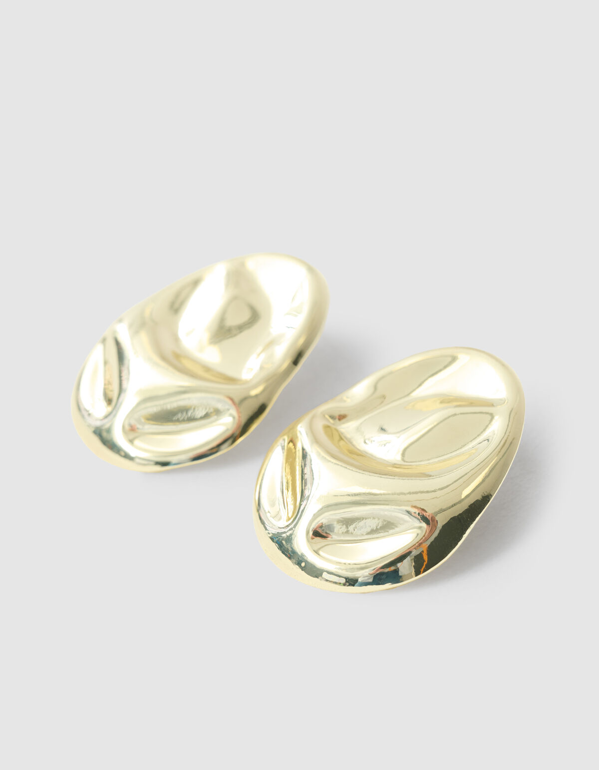 Oval Ohrringe Gold SHOEBY ACCESSOIRES