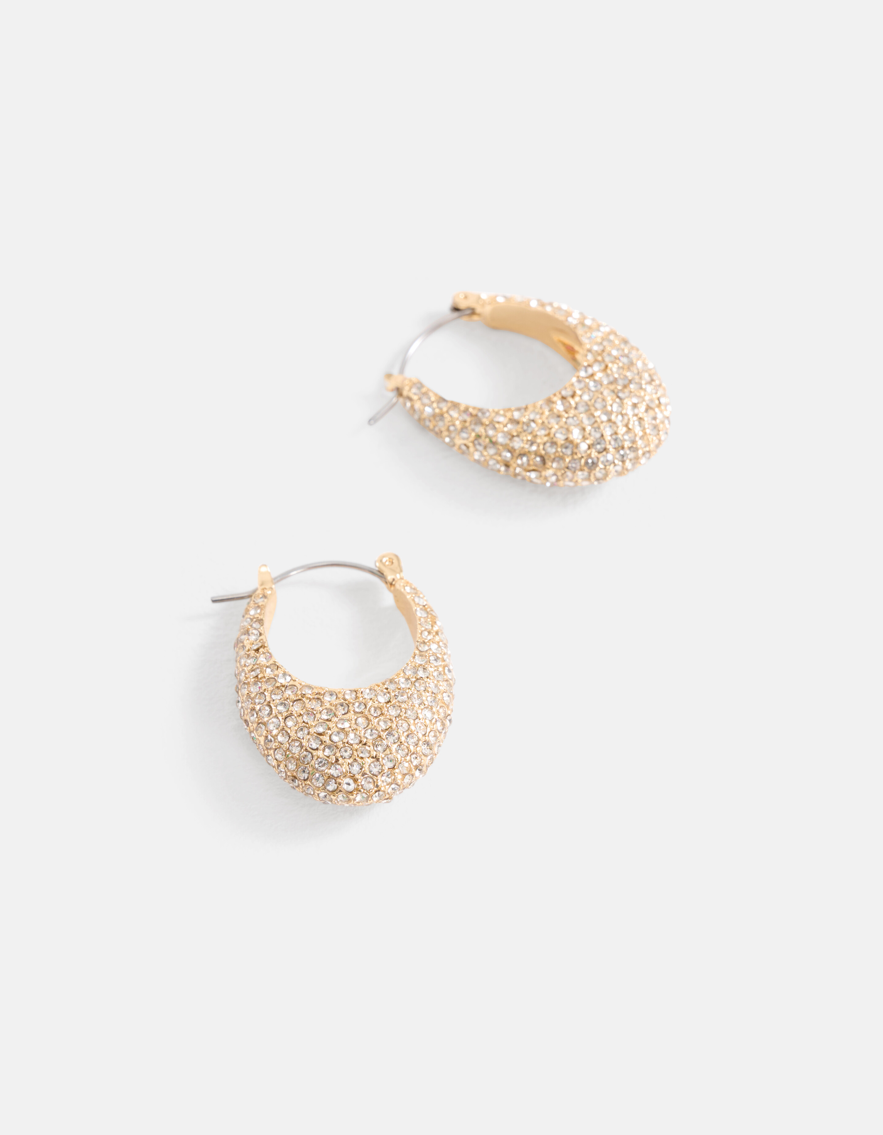 Strass-Ohrringe in Gold SHOEBY ACCESSOIRES