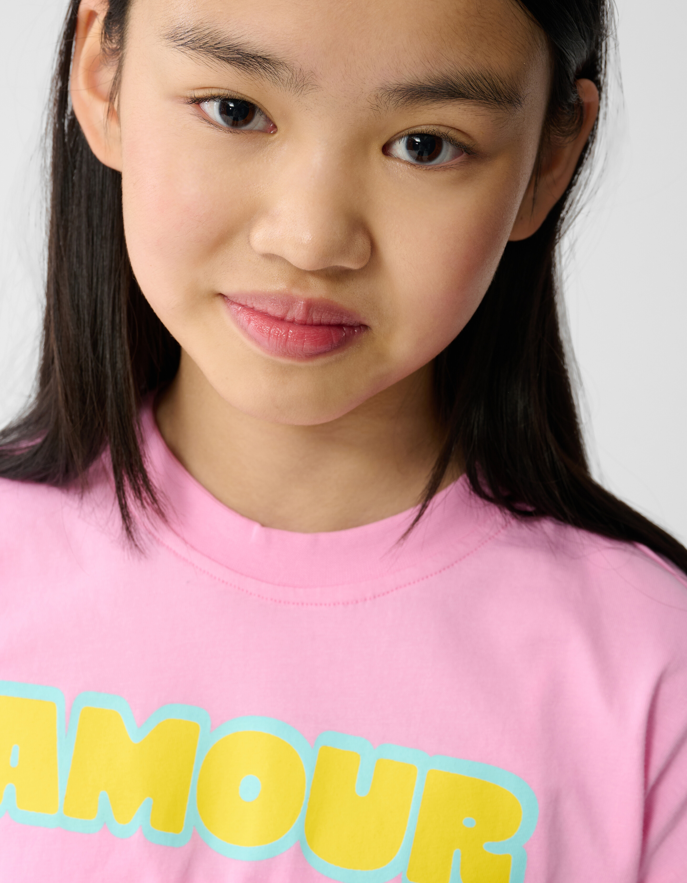 Heart Artwork T-Shirt Hellrosa SHOEBY GIRLS