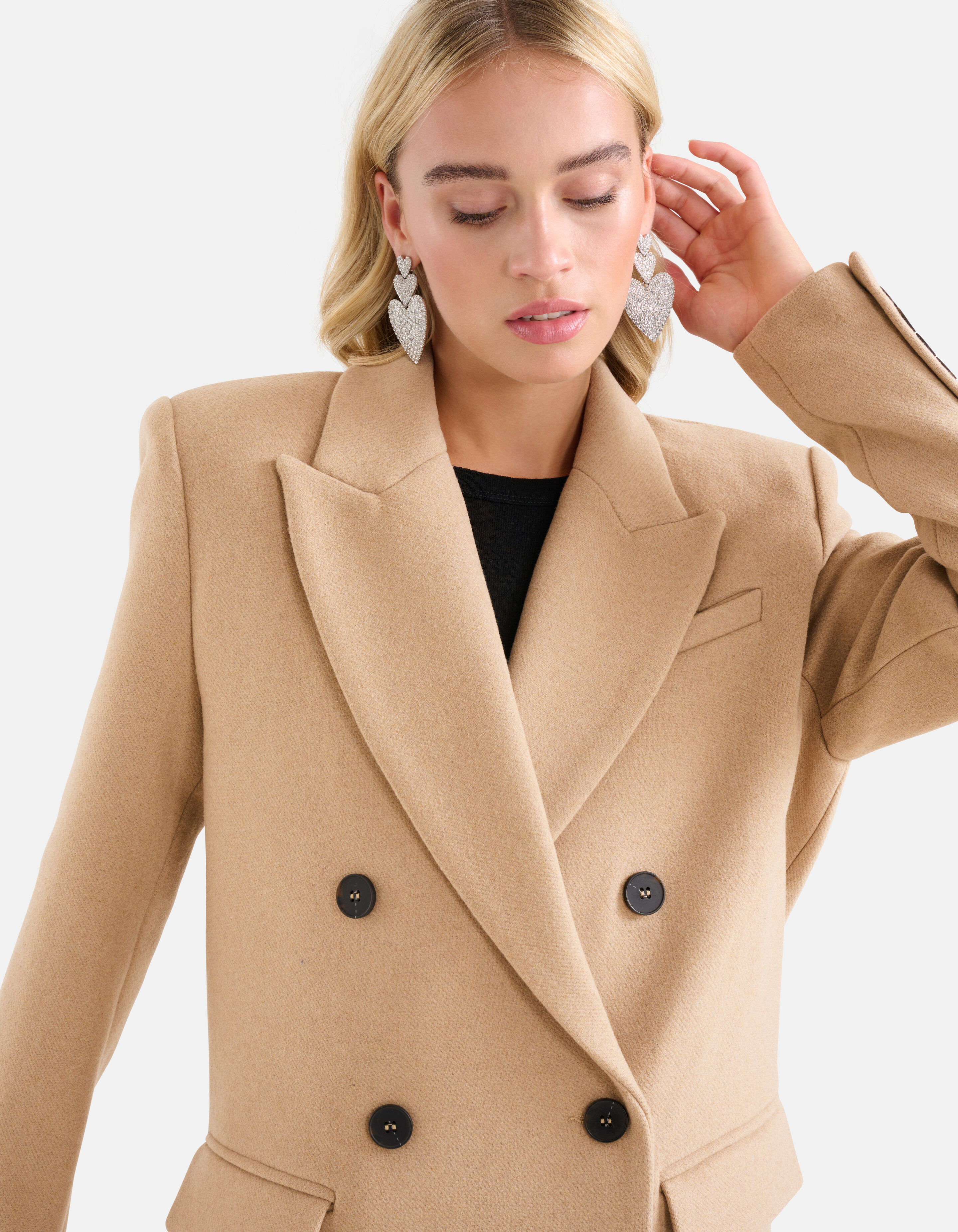 Übergroße Jacke Beige von Monica SHOEBY WOMEN