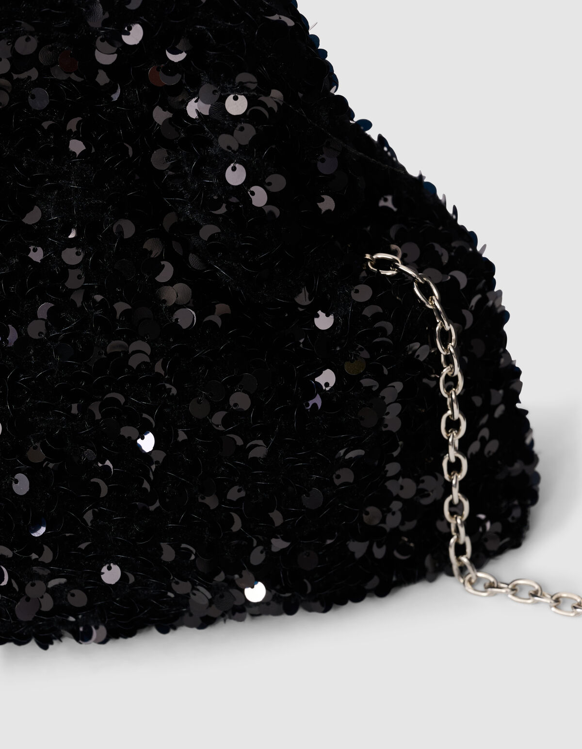 Sequin Clutch Schwarz SHOEBY ACCESSOIRES