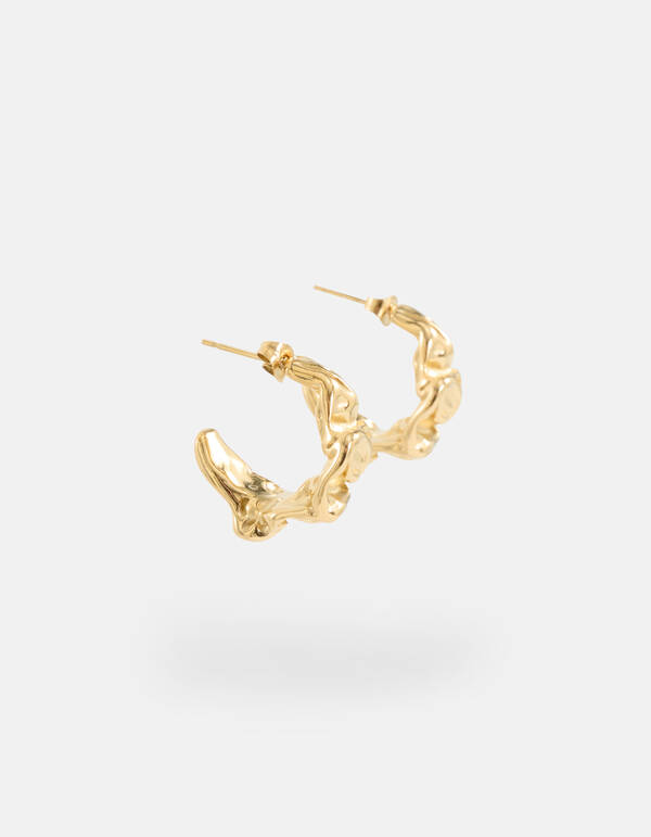 Bulky Hoops Oorbellen Goud SHOEBY ACCESSOIRES