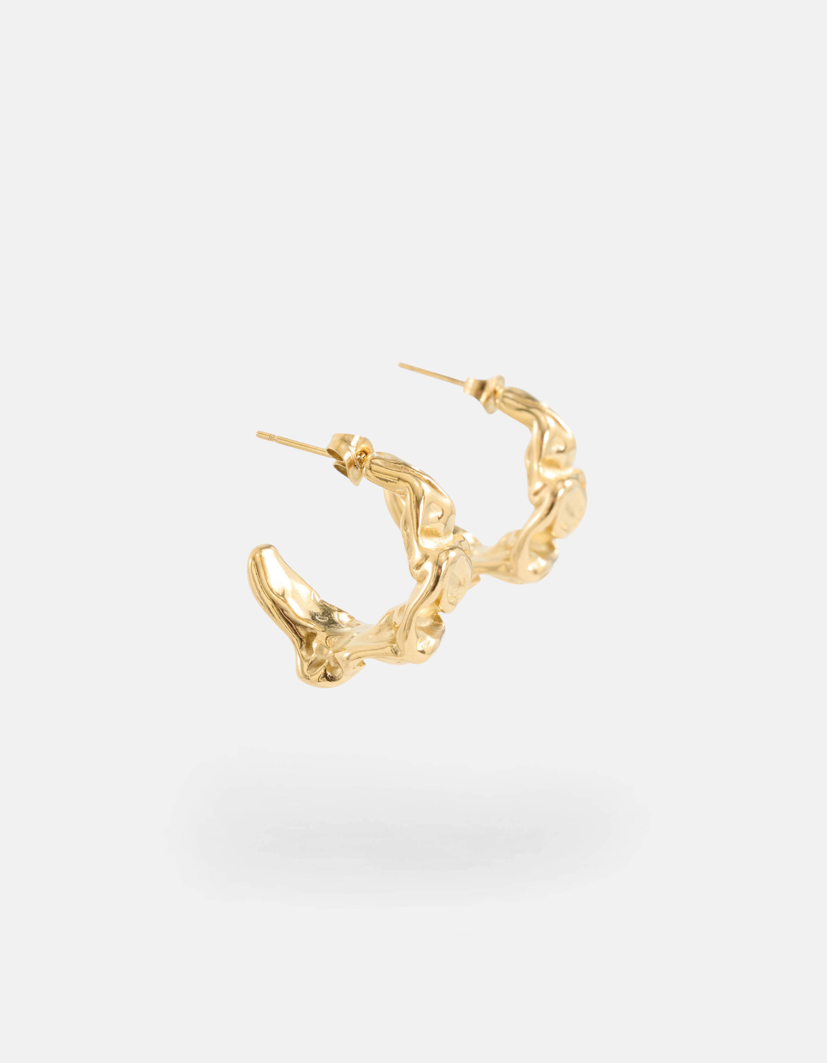 Großvolumige Ohrringe Gold SHOEBY ACCESSOIRES