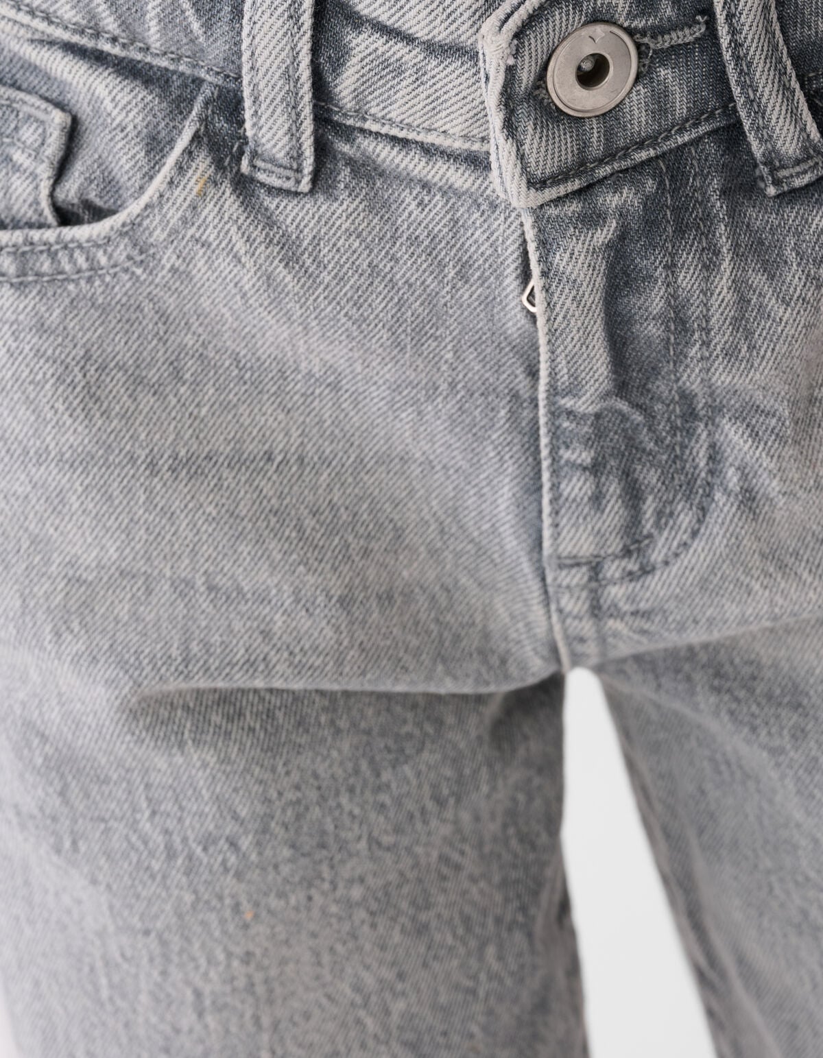 Weit geschnittene Jeans aus hellgrau SHOEBY GIRLS