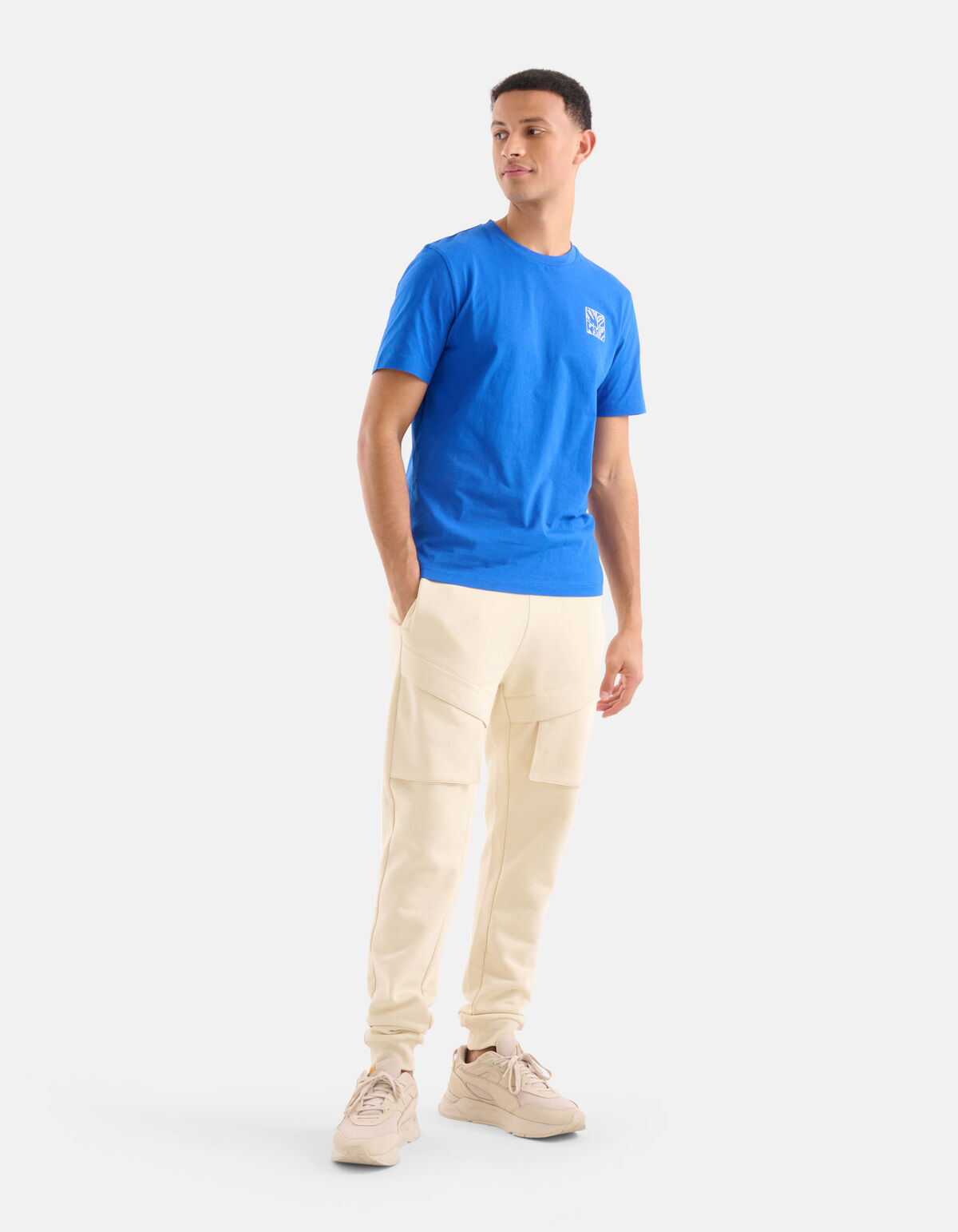 Line T-shirt Blau SHOEBY MEN