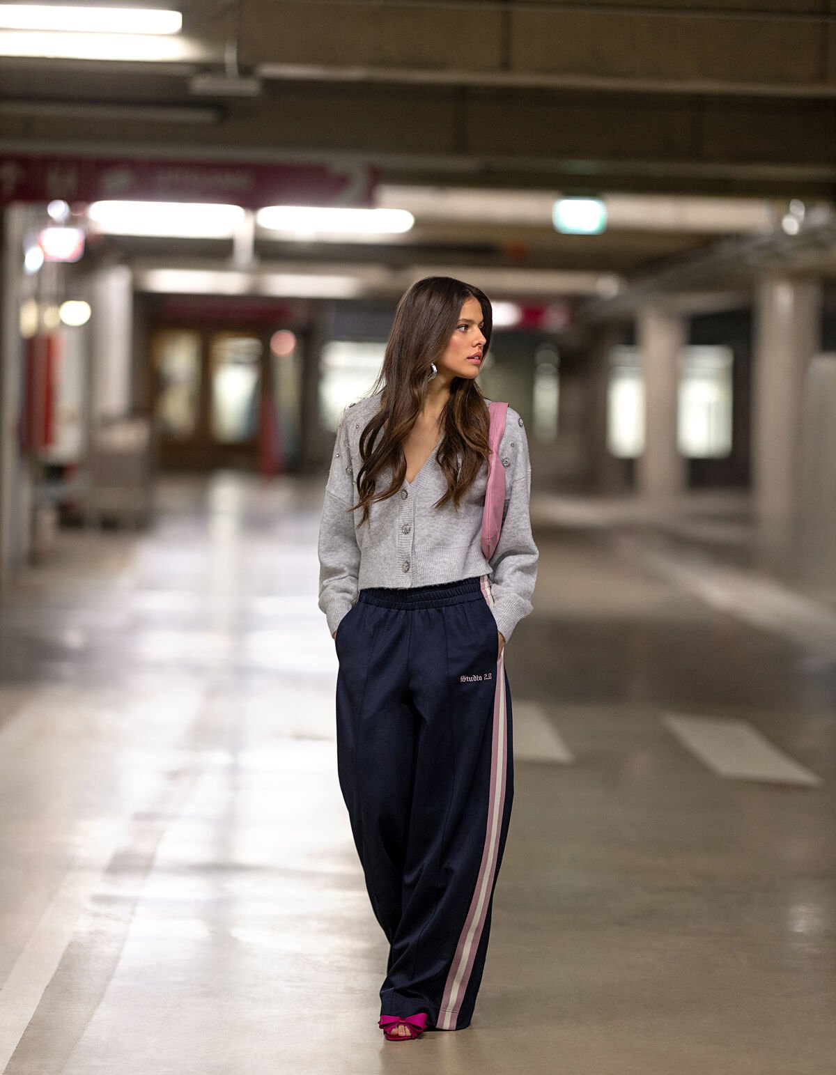 Strassweste Grau SHOEBY WOMEN