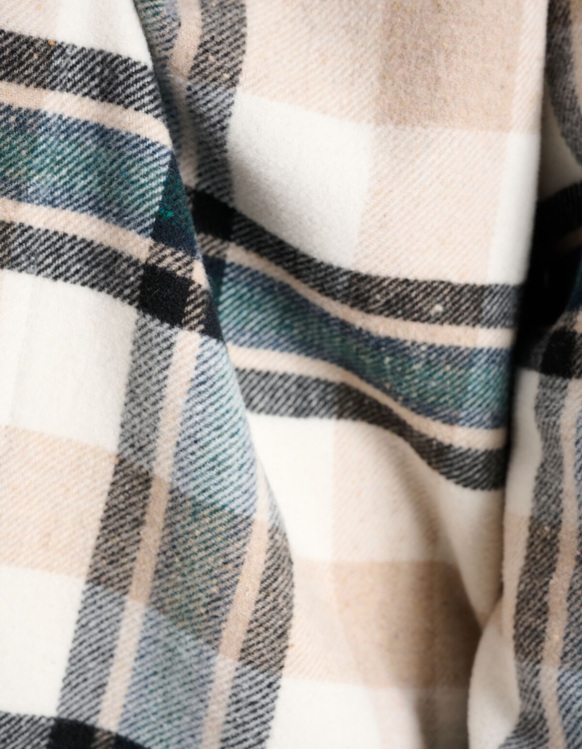 Kariertes Überhemd Beige SHOEBY MEN