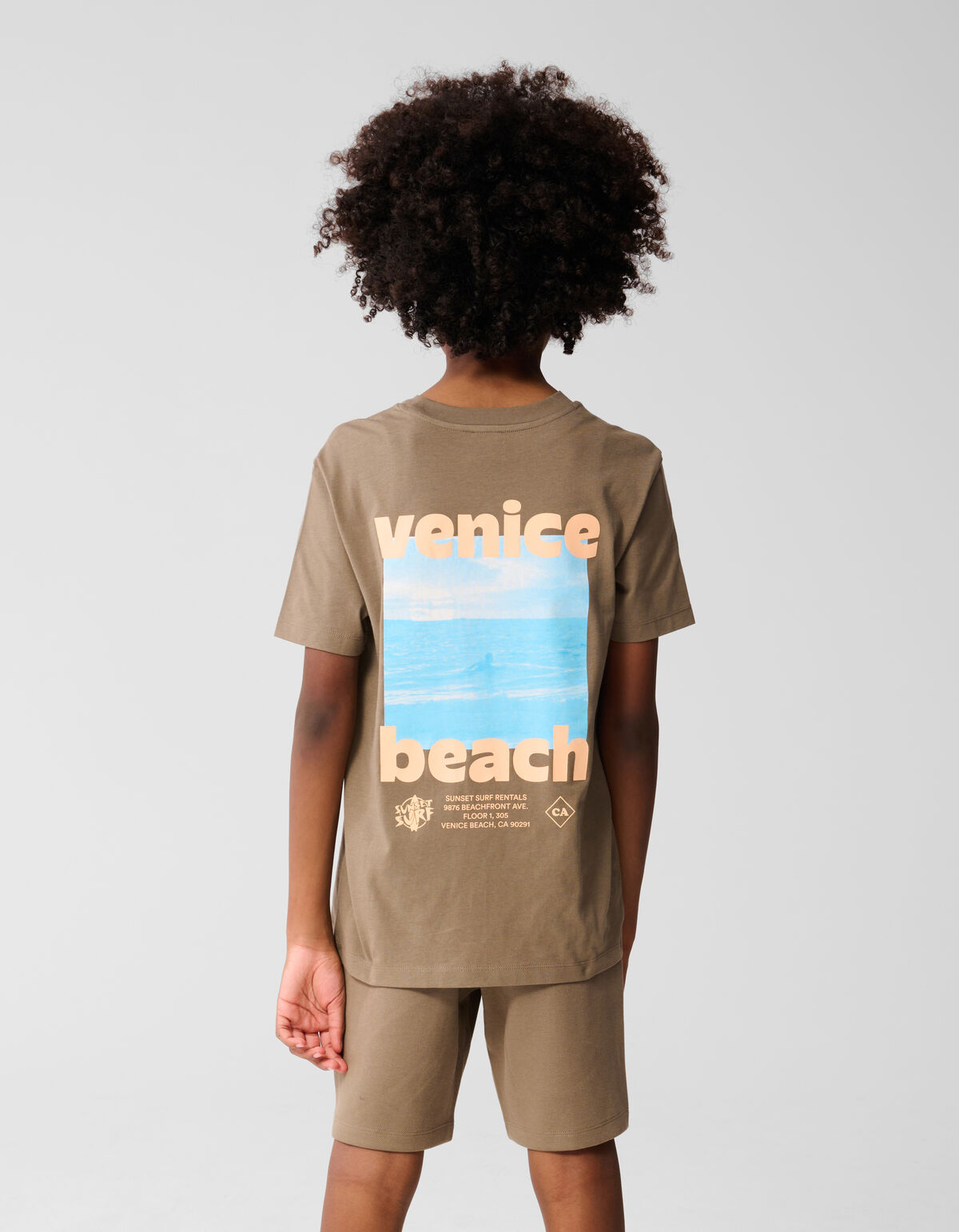 Venedig Kunstwerk T-shirt Braun SHOEBY BOYS