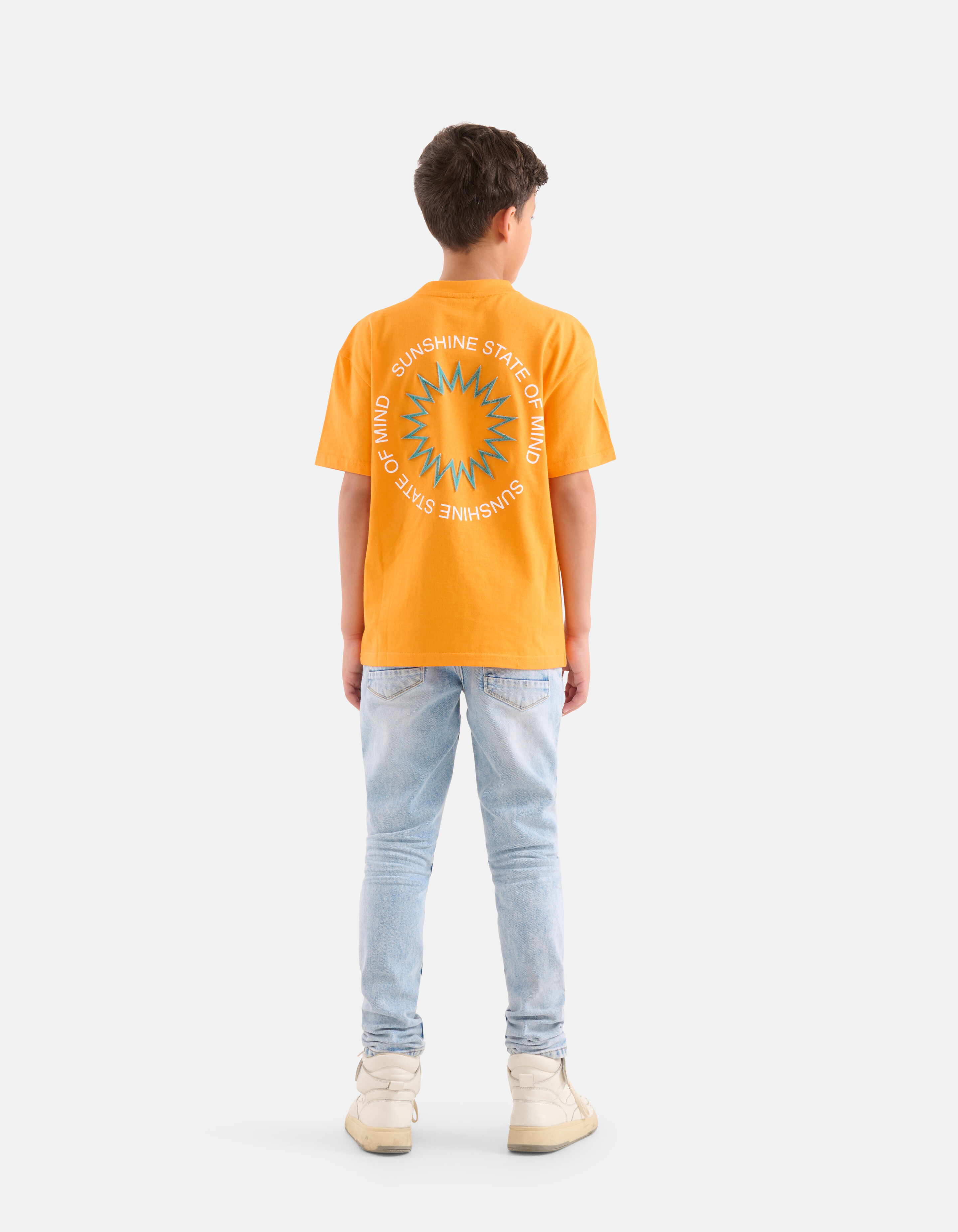 Kunstwerk T-shirt Orange SHOEBY BOYS