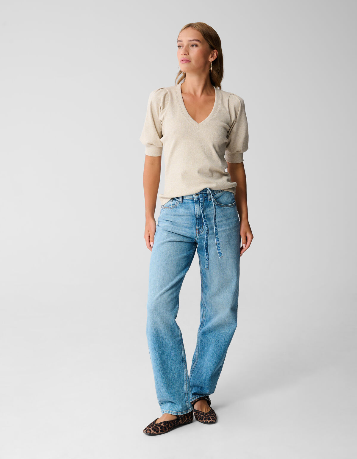 Balloon Fit Jeans Dunkelblau SHOEBY WOMEN