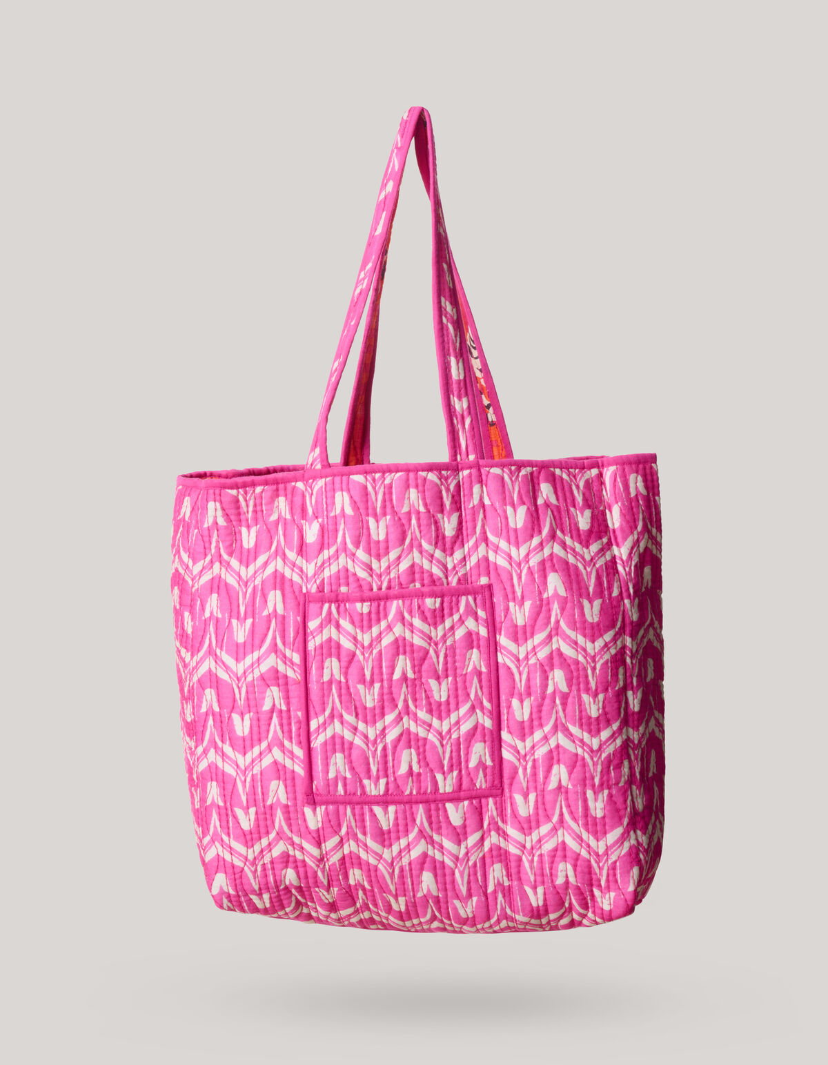 Reversible Printed Shopper Rood SHOEBY ACCESSOIRES
