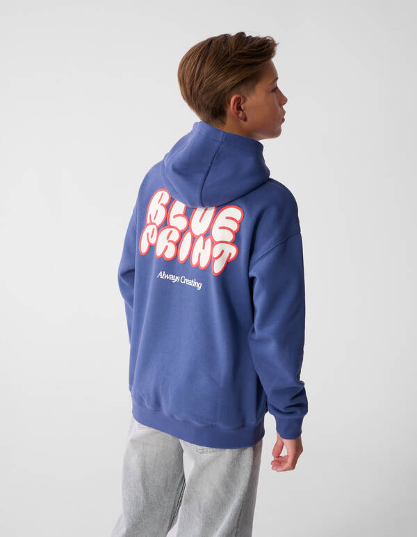 Oversized Fit Hoodie Blau SHOEBY BOYS