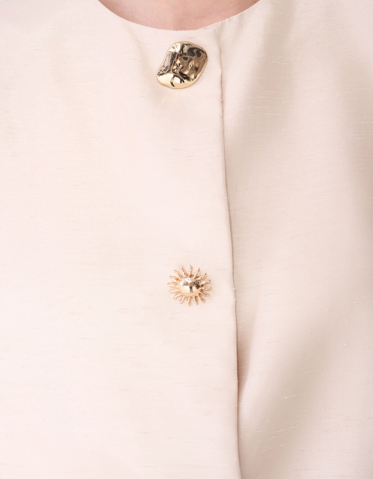 Button Bluse Gebrochen Wei&szlig; Von Fred SHOEBY WOMEN