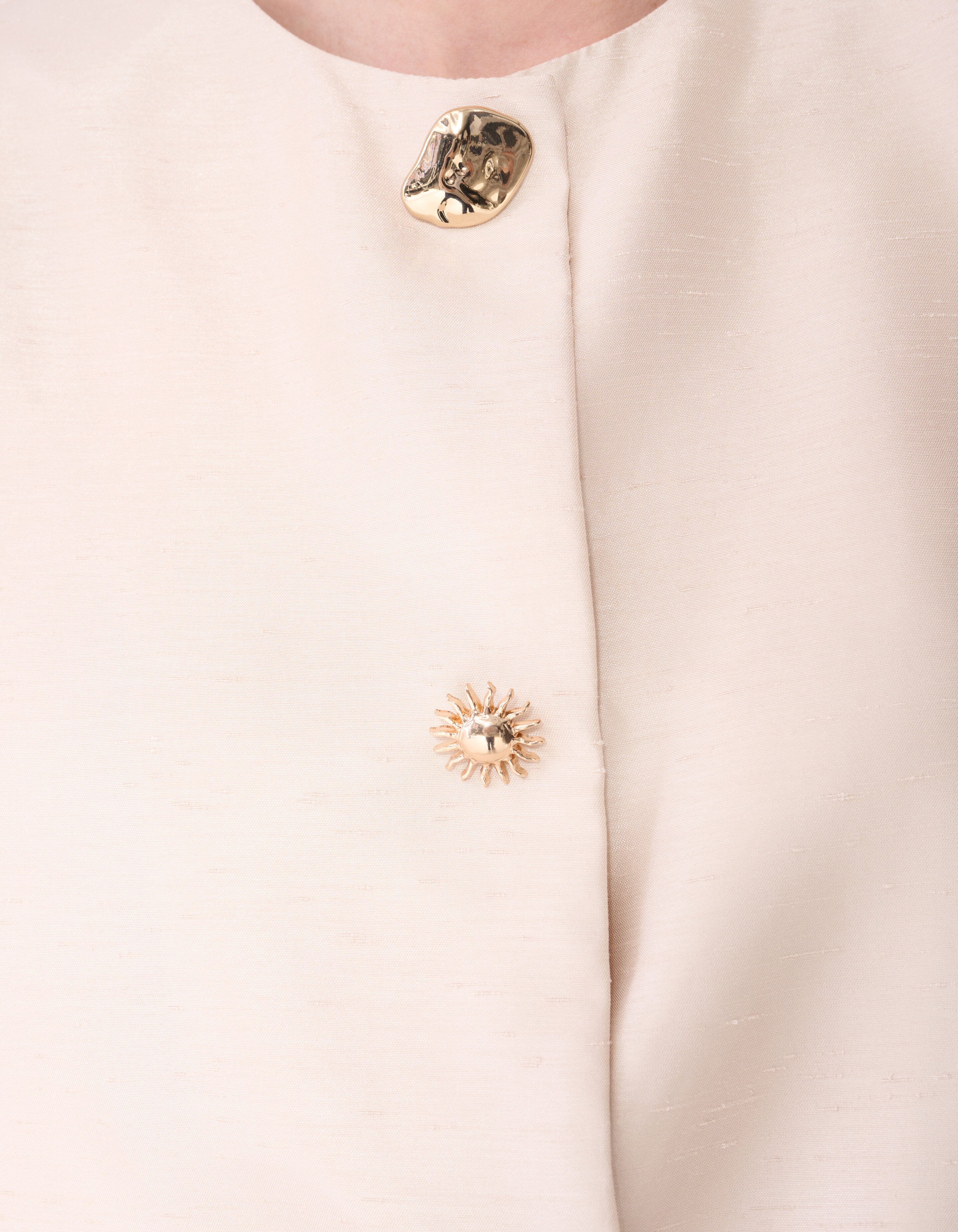 Button Bluse Gebrochen Wei&szlig; Von Fred SHOEBY WOMEN