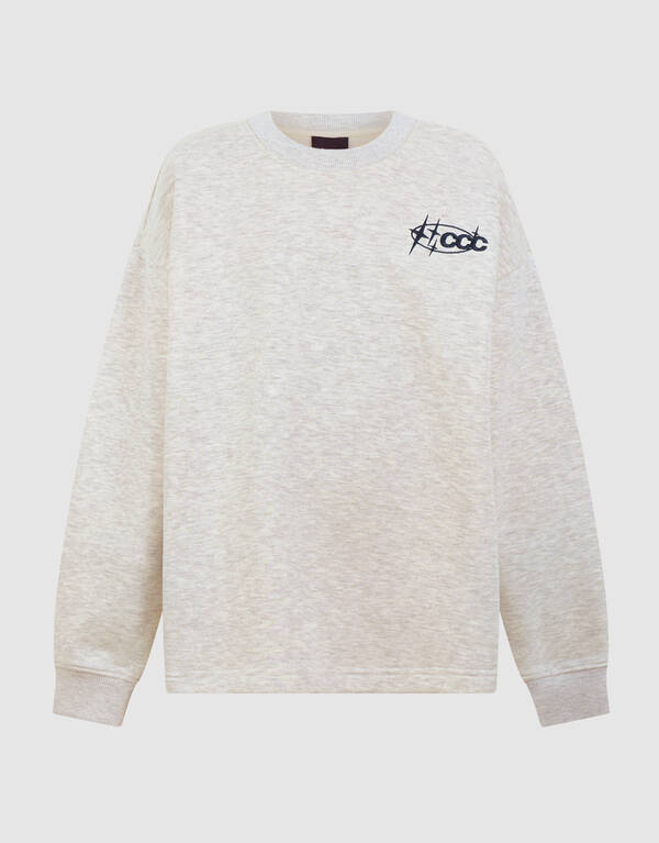 Culture Artwork Sweater Hellgrau SHOEBY BOYS