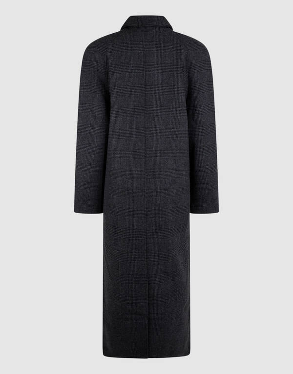 Oversized Karo Jacke Dunkelgrau SHOEBY WOMEN