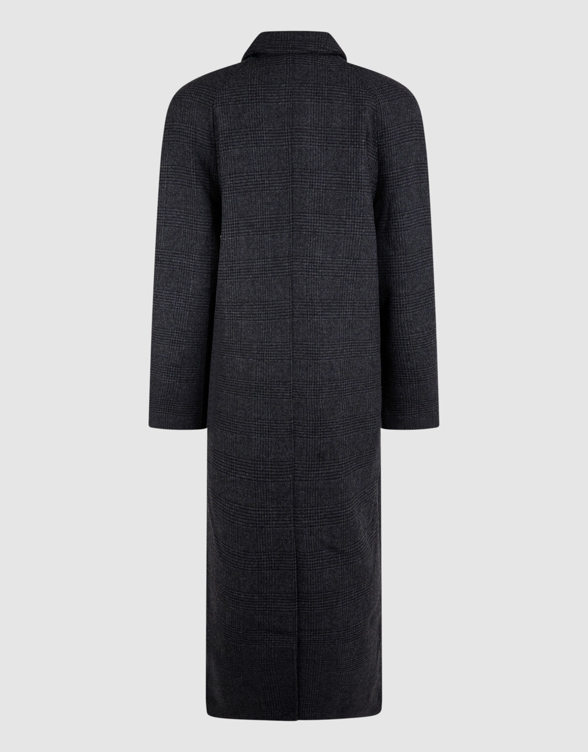 Oversized Karo Jacke Dunkelgrau SHOEBY WOMEN