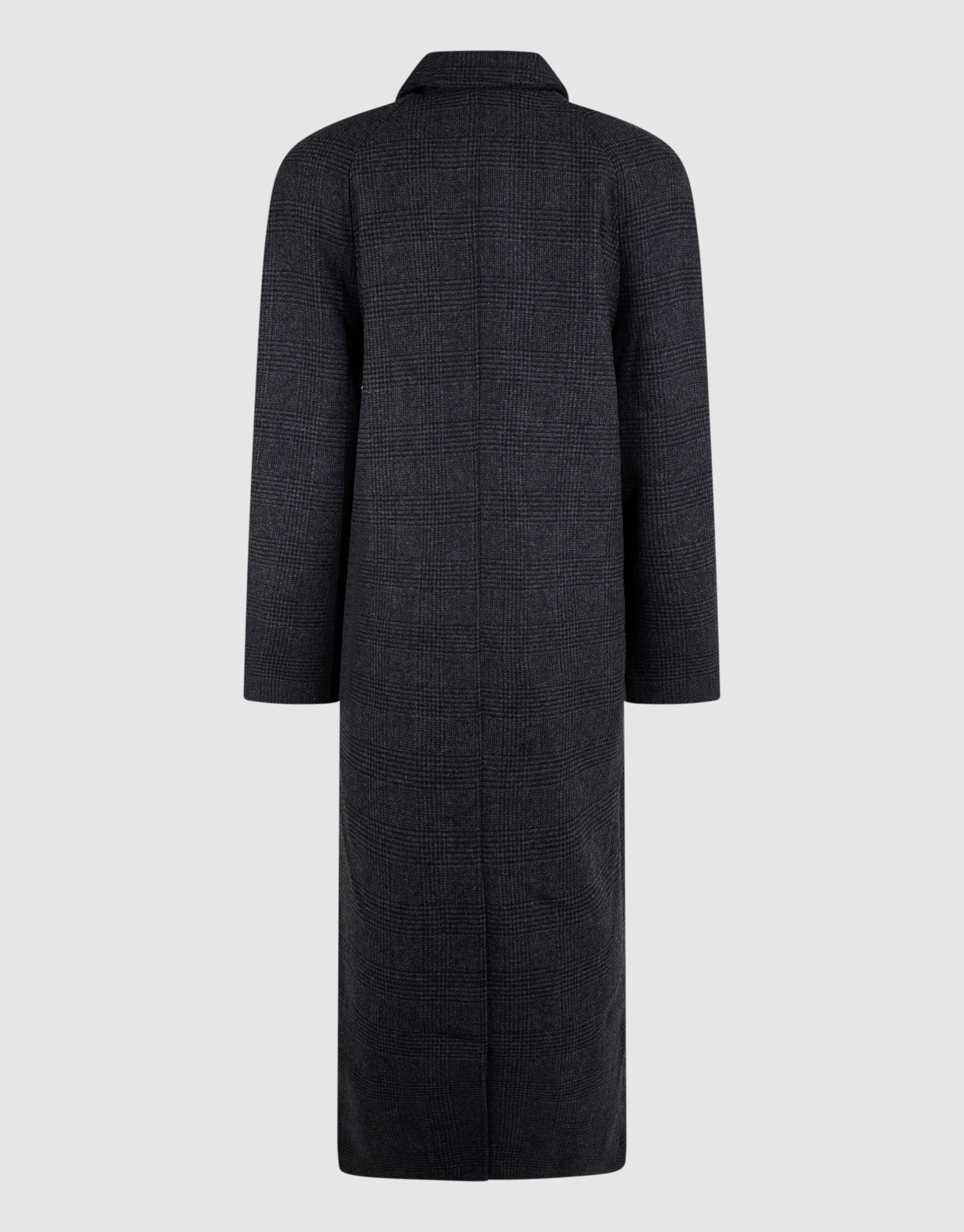 Oversized Karo Jacke Dunkelgrau SHOEBY WOMEN
