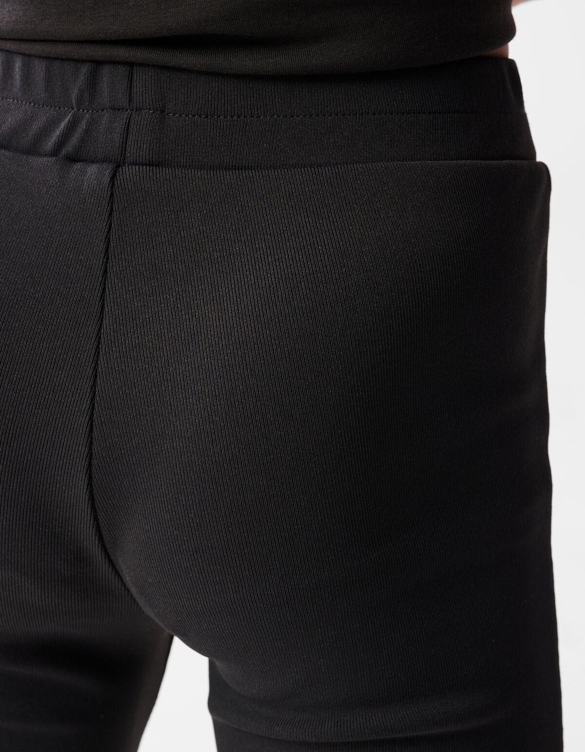 Ripp-Leggings mit ausgestelltem Bein Dunkelgrau SHOEBY GIRLS