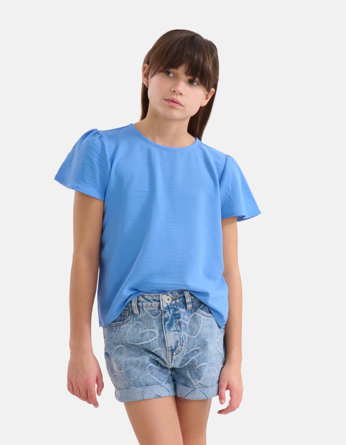 Twist Top Blauw SHOEBY GIRLS