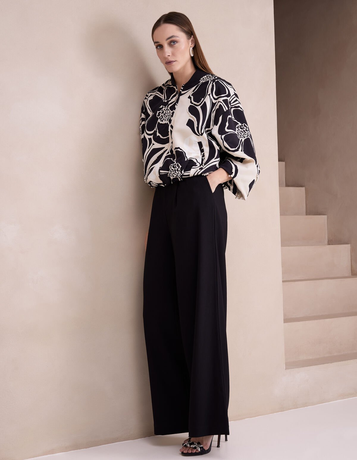 Weit geschnittene Hose Schwarz von Mieke SHOEBY WOMEN