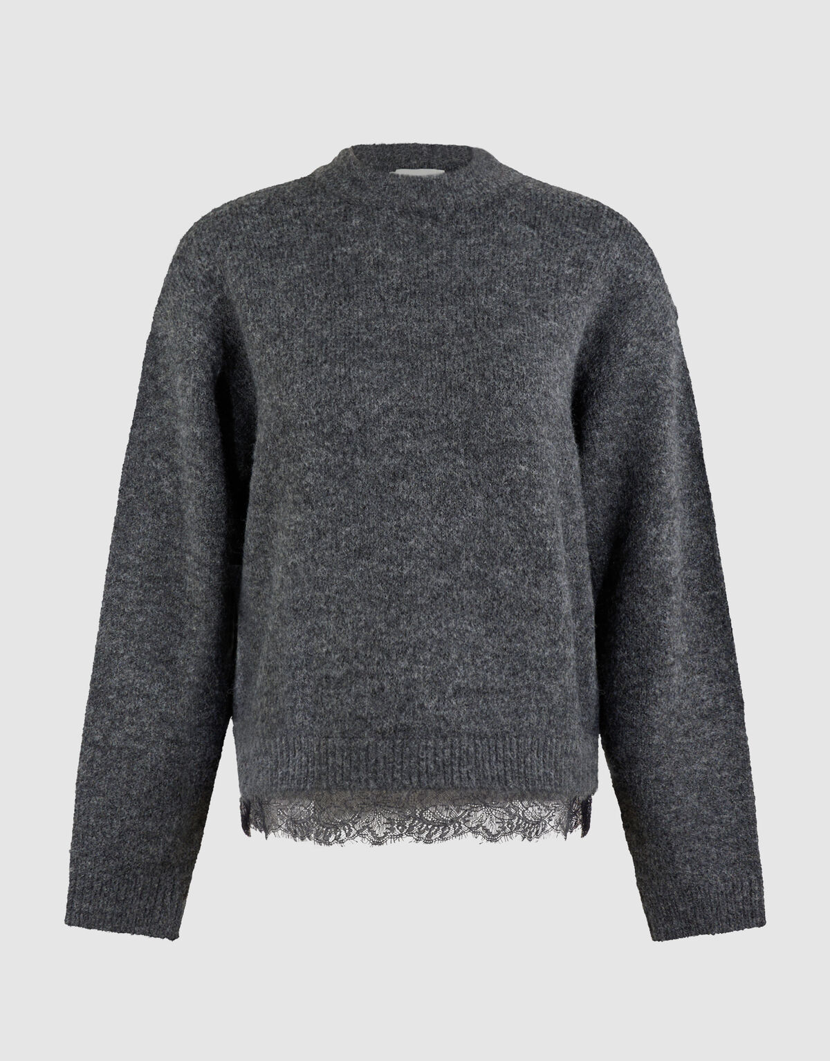 Lace Strickpullover dunkelgrau SHOEBY WOMEN
