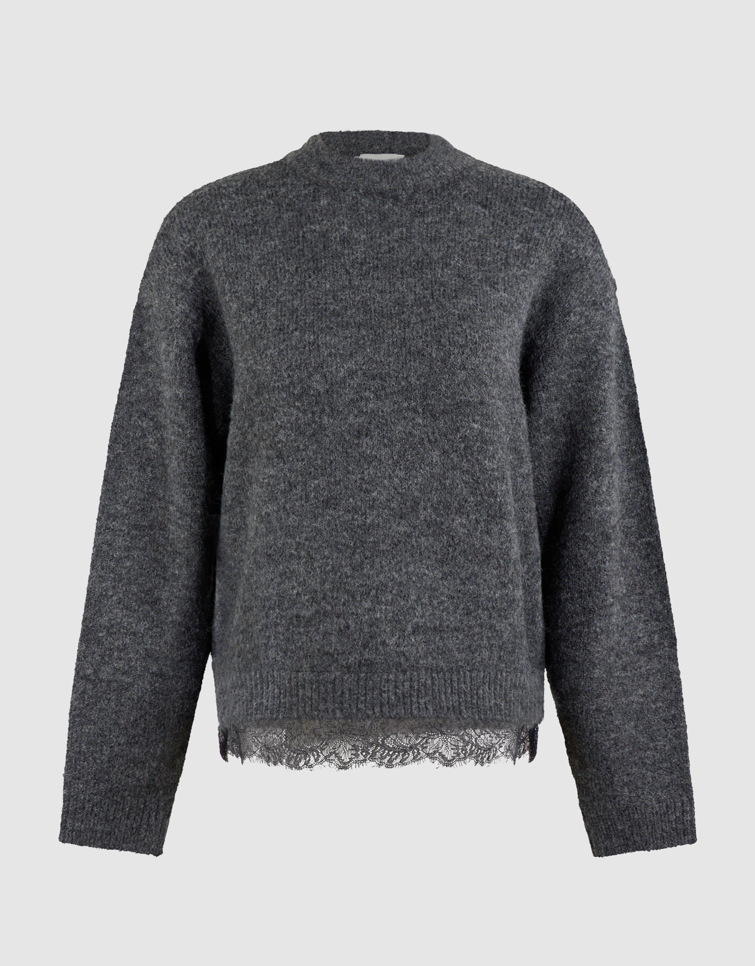 Lace Strickpullover dunkelgrau SHOEBY WOMEN
