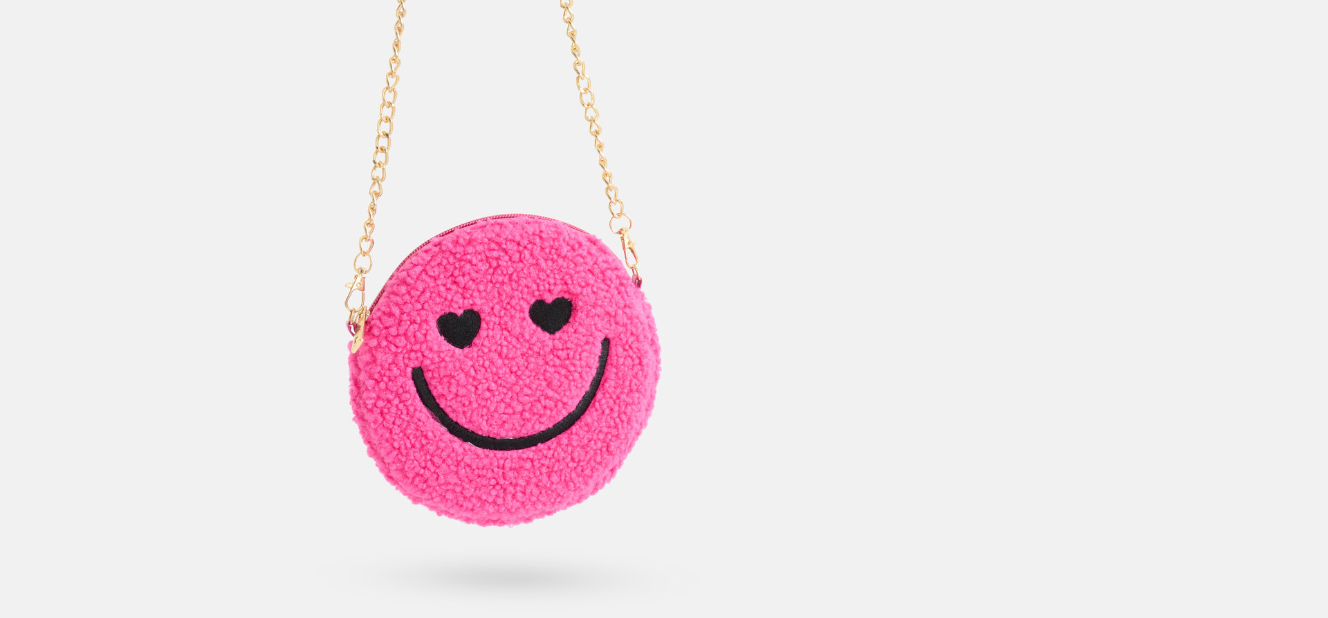 Smiley Tas Roze SHOEBY ACCESSOIRES